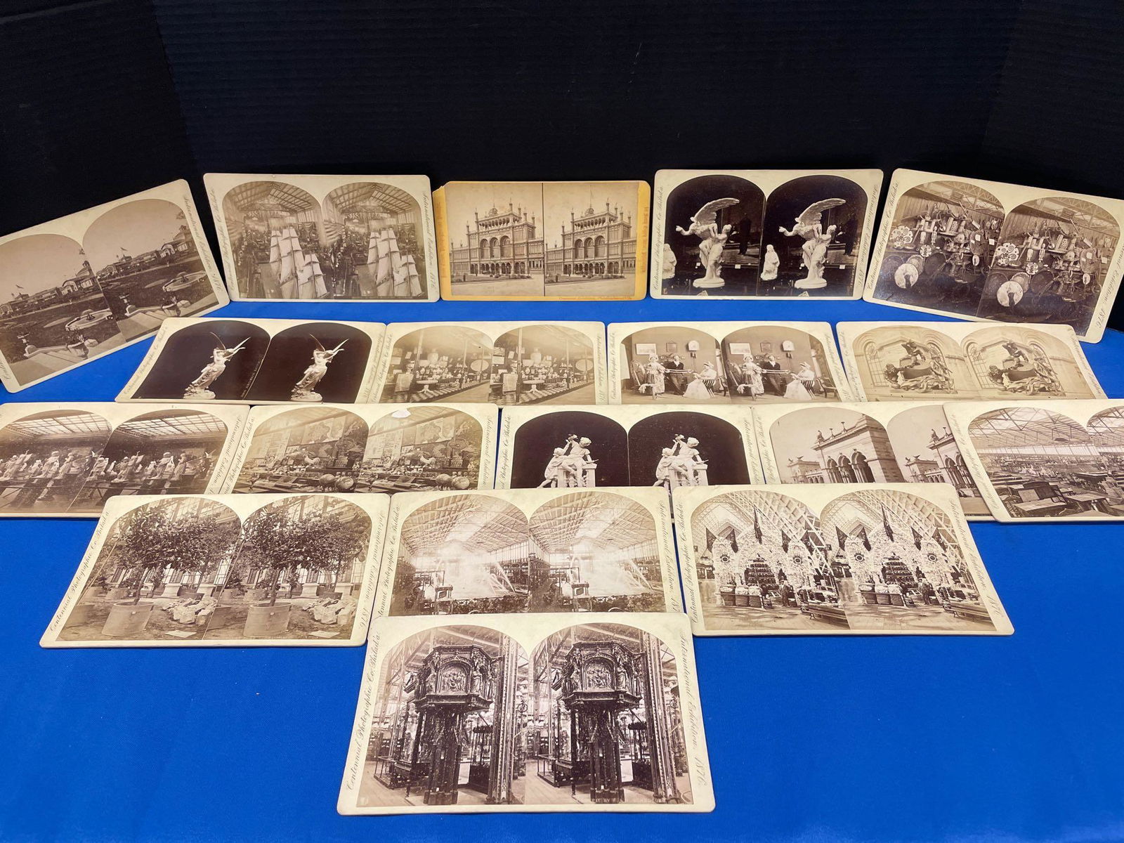 18 Philadelphia Centennial Exhibition Stereoviews (1 of 6)