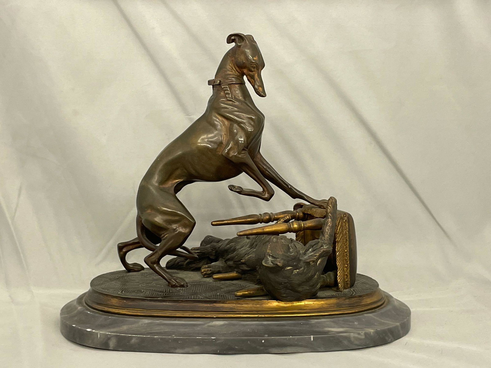 After Arthur Waagen. Bronze Sculpture, Playtime (1 of 6)