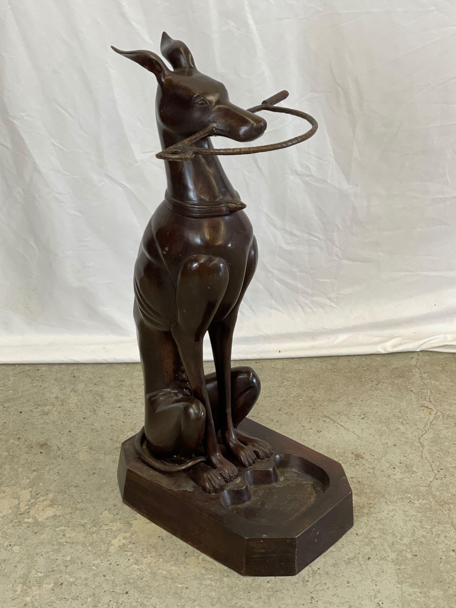 Maitland Smith Whippet Umbrella Stand (1 of 4)