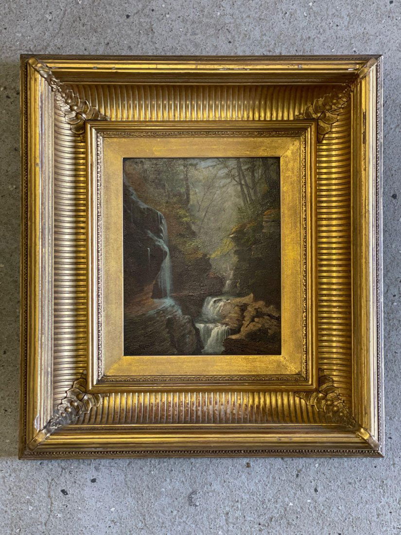 James Hope. Hudson River School Oil/Panel (1 of 5)