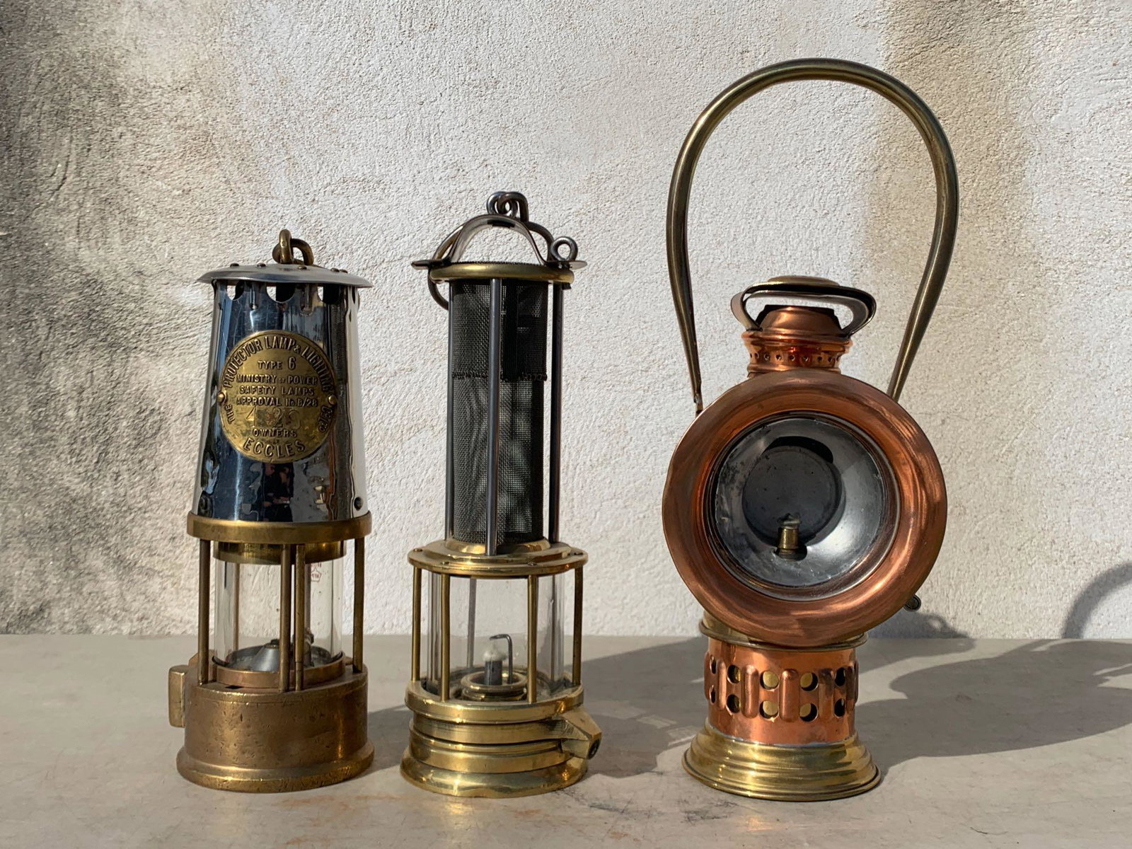 Three Brass and Copper Lanterns (1 of 5)