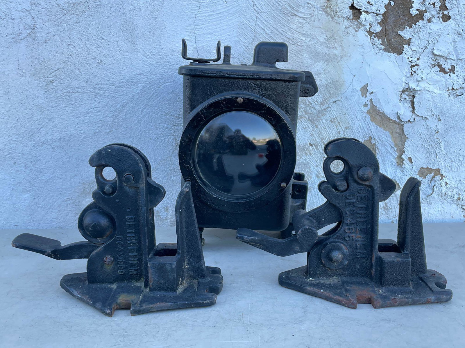 Two Switch Lock Latches and Signal Light (1 of 6)