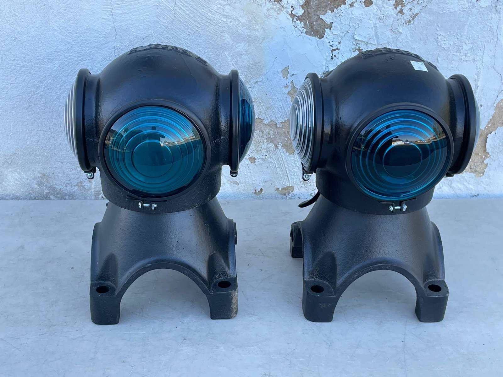 Pair of Cast Iron Switch Lights (1 of 4)