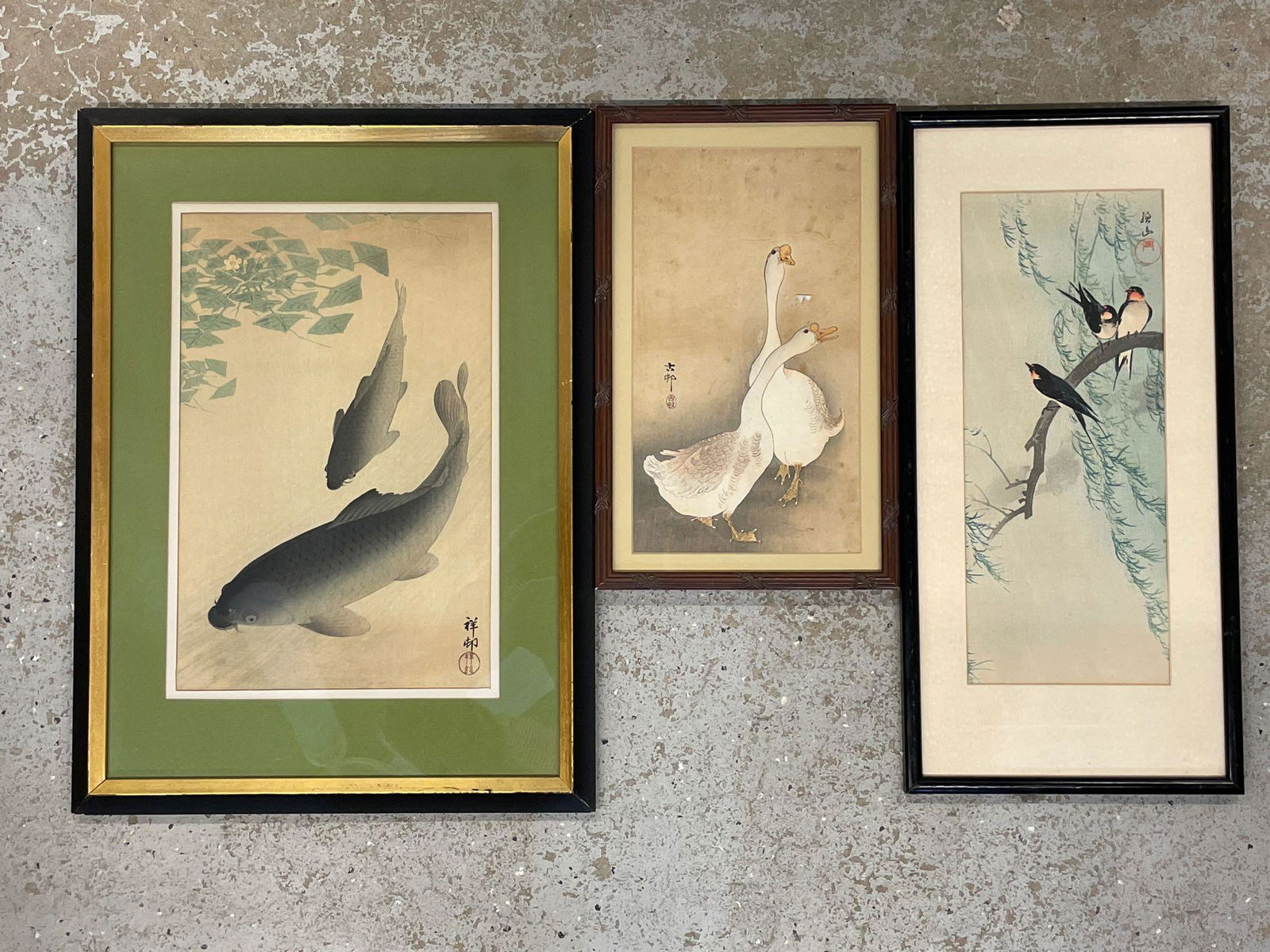 Three Japanese Woodblock Prints (1 of 7)