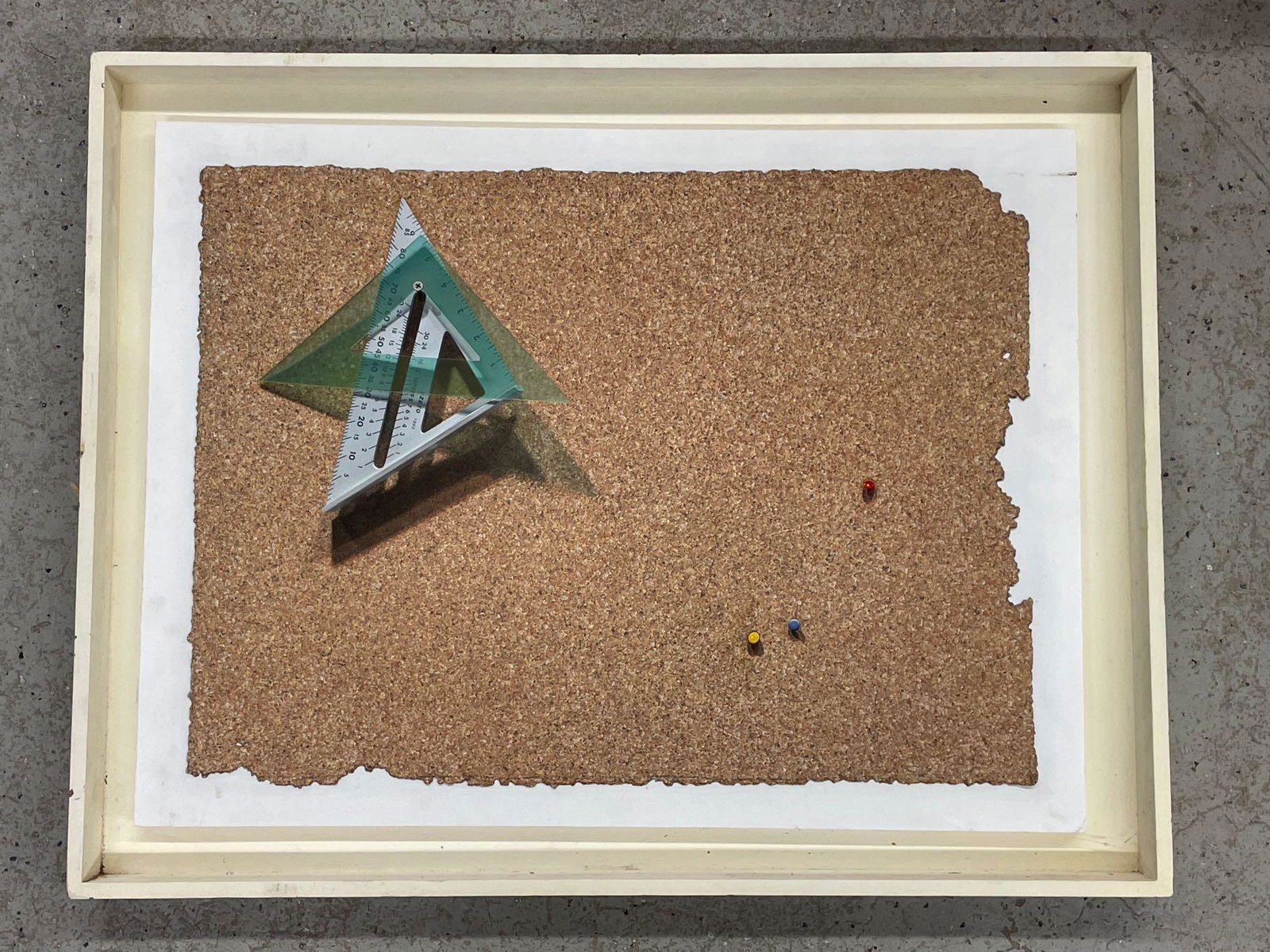 Keung Szeto. Mixed-Media/Canvas, Triangle (1 of 5)