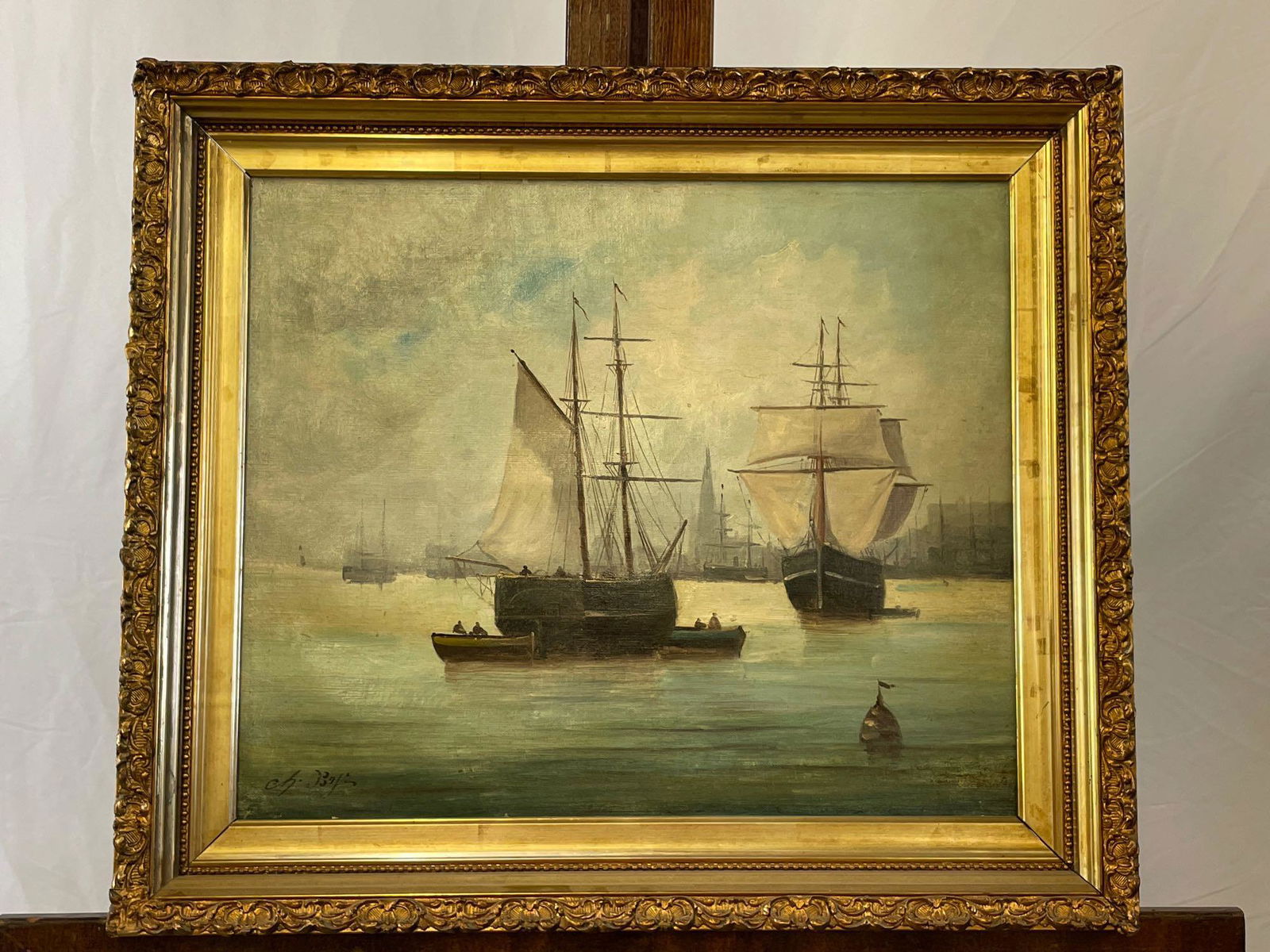 Oil/Canvas, Maritime Seascape (1 of 5)