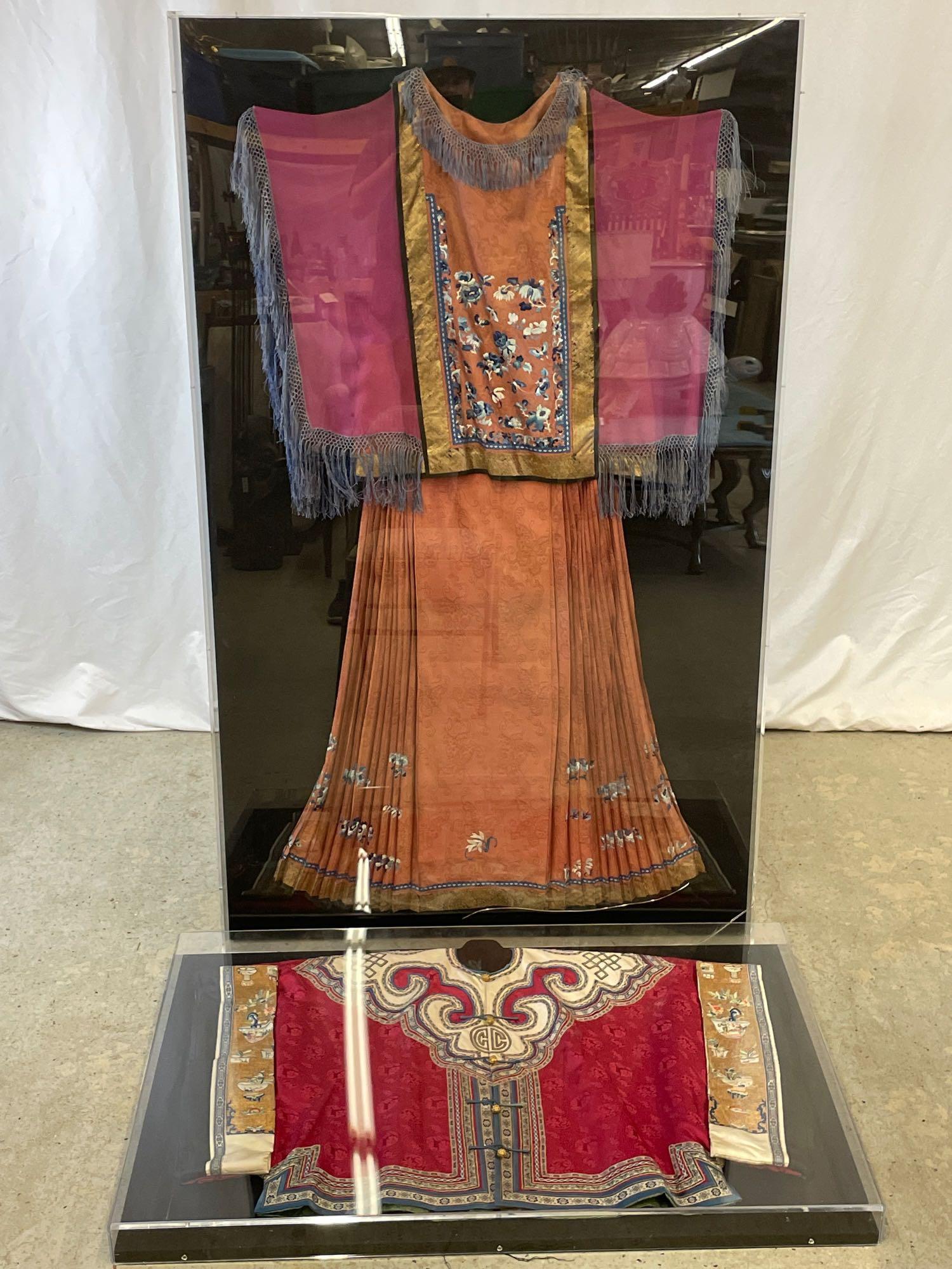 Chinese Embroidered Silk Robe and Jacket (1 of 10)