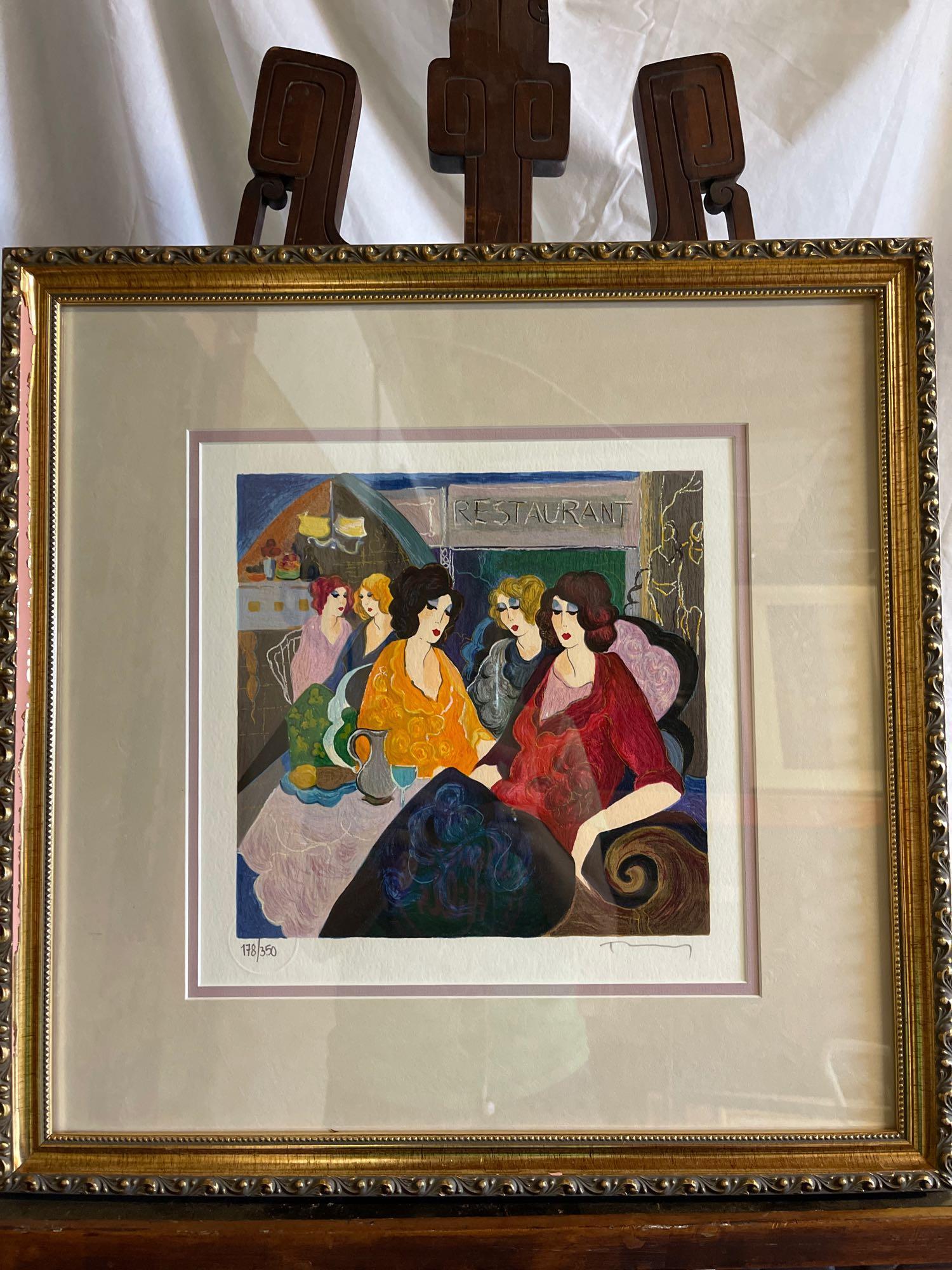 Itzchak Tarkay. Serigraph, Grouping of Women (1 of 8)