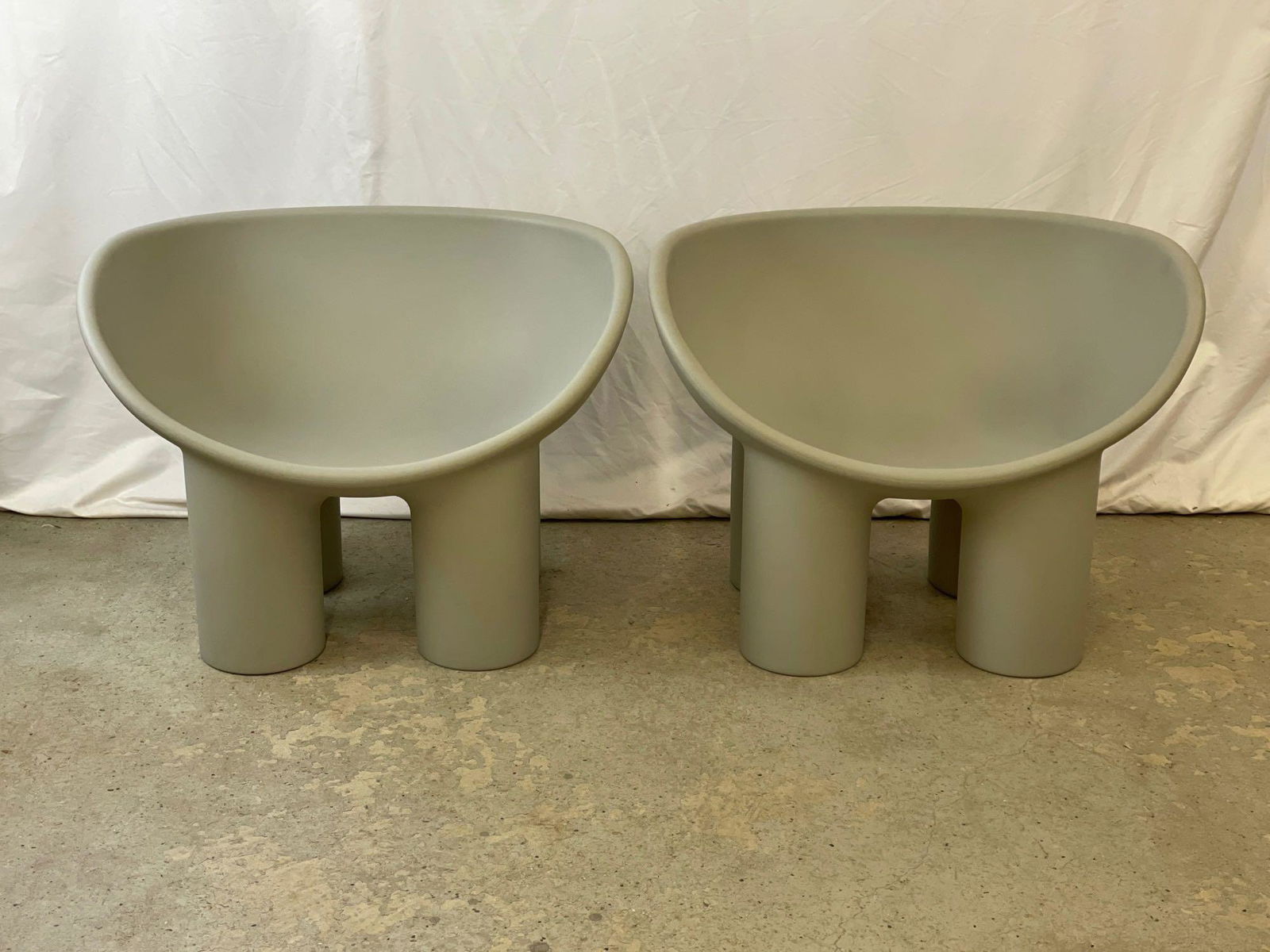 Pair of Modern Design Roly Poly Chairs (1 of 4)
