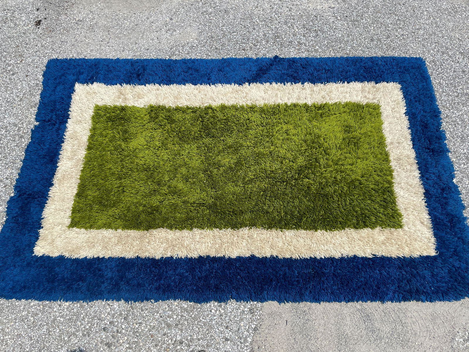 Midcentury Modern Shag Carpet, 8ft 2in x 5ft 1in (1 of 4)