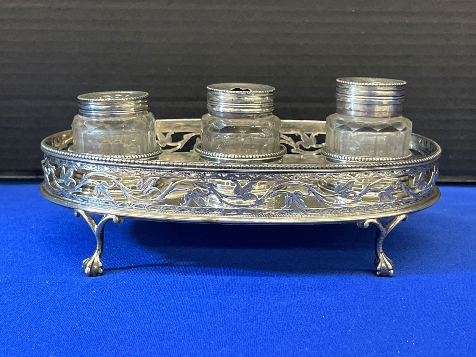 English Sterling Silver Inkstand (1 of 7)