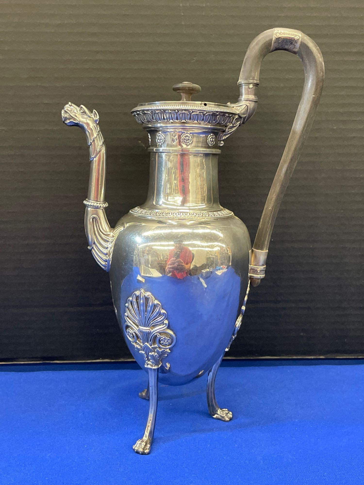 French Silver Coffee Pot (1 of 7)