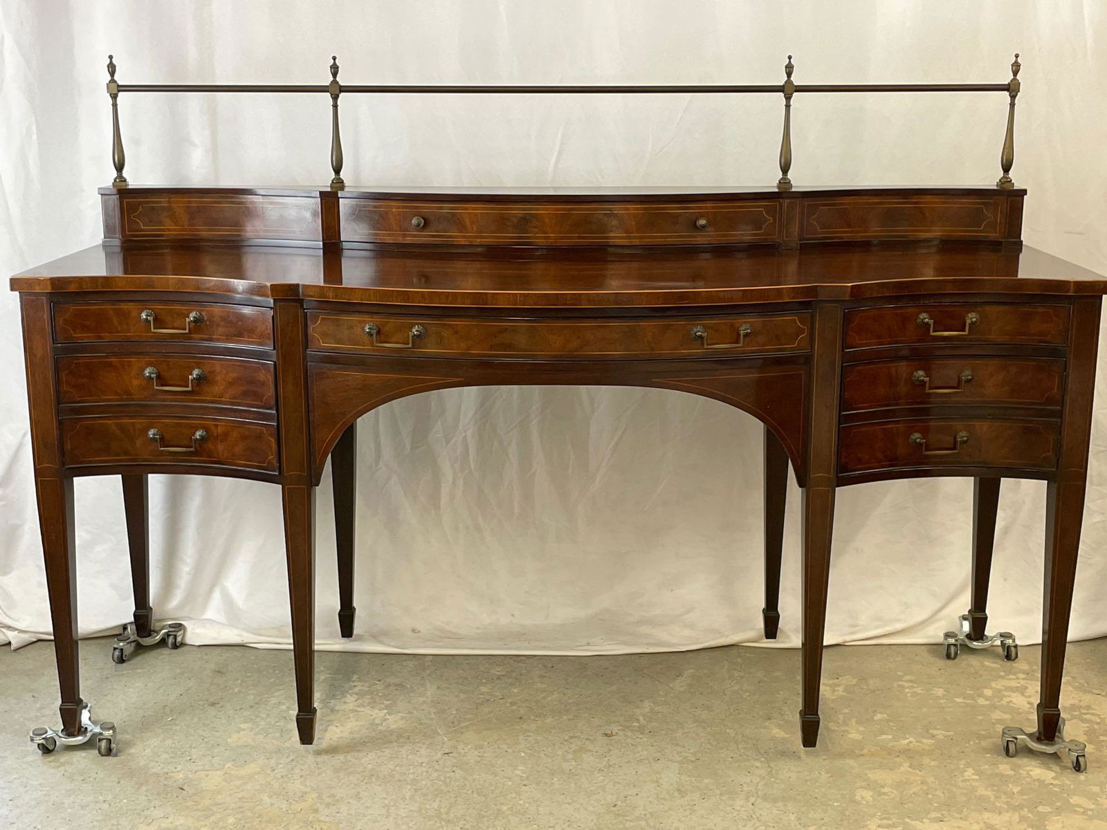 Baker Federal-style Mahogany Sideboard (1 of 5)