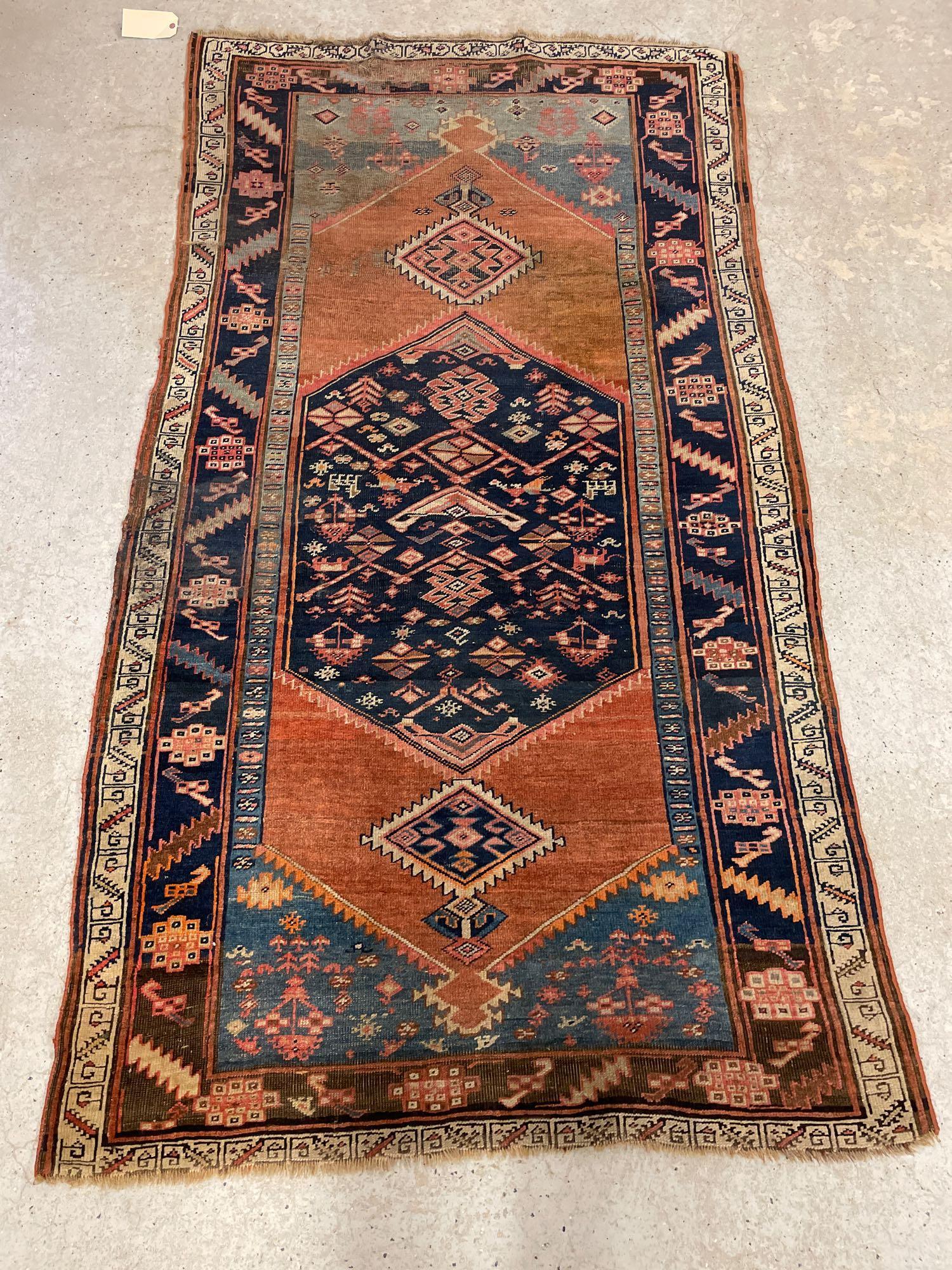 Caucasian Area Carpet, 7ft 2in x 3ft 11in (1 of 7)