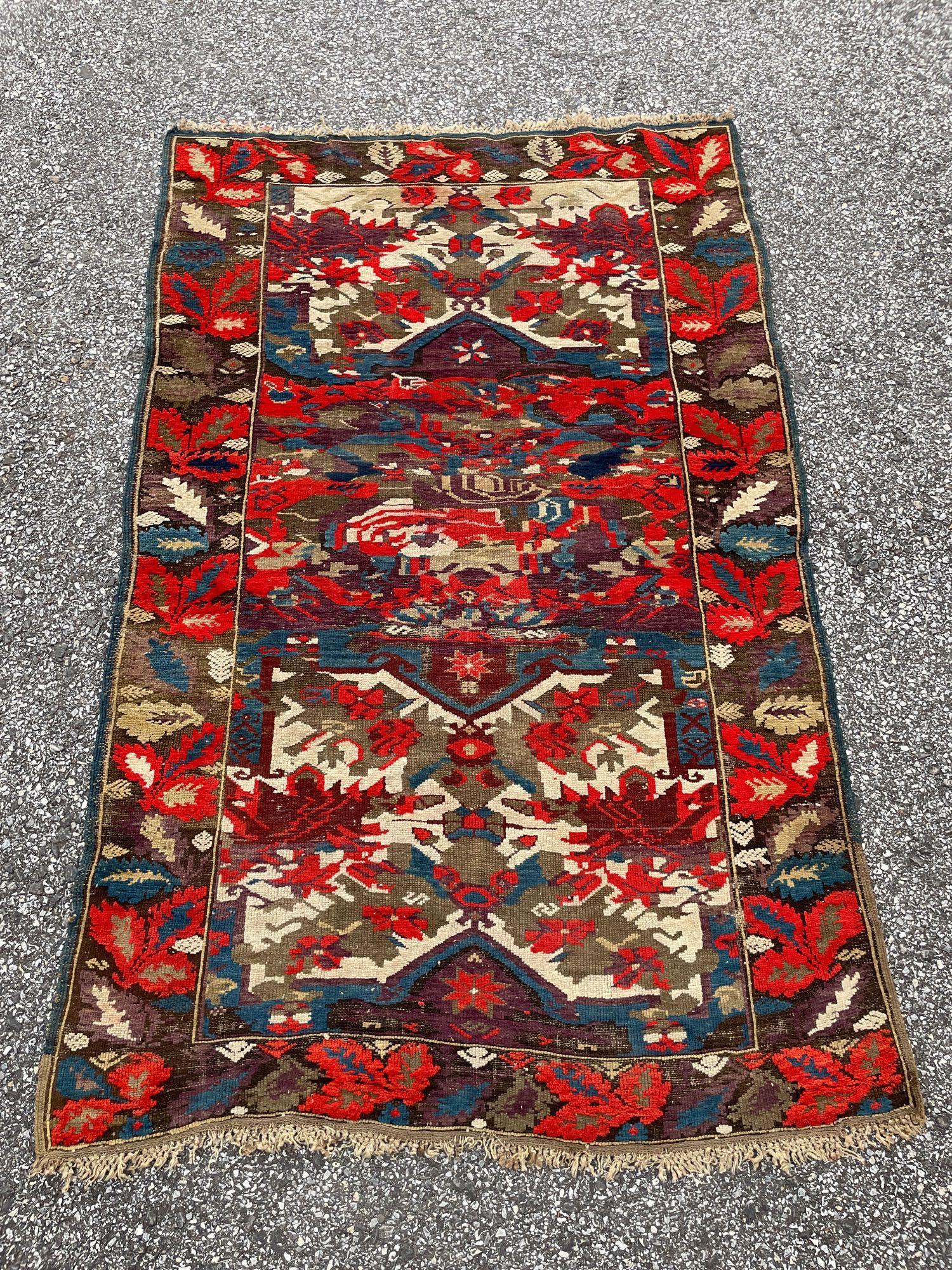 Persian Area Carpet, 6ft 4in x 4ft (1 of 5)