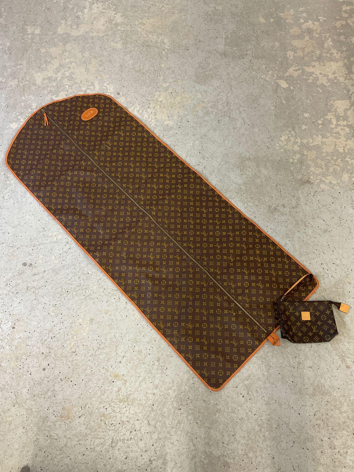Vintage Louis Vuitton Garment Bag and Clutch (1 of 8)