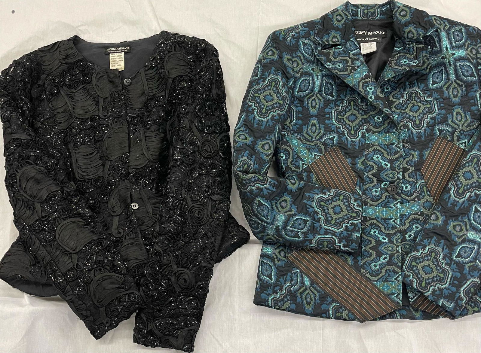 Two Evening Jackets: Armani & Issey Miyake (1 of 13)