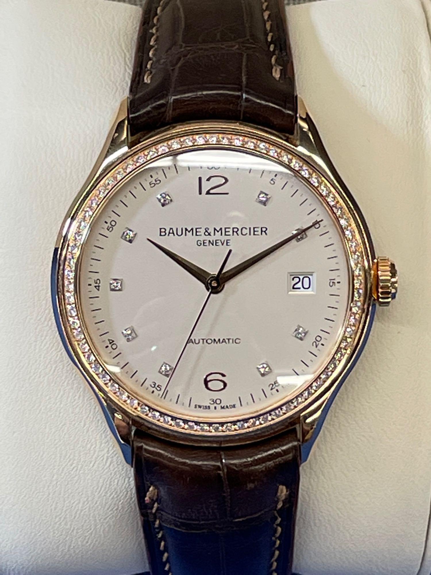 Baume & Mercier Clifton 18K Rose Gold Watch (1 of 7)