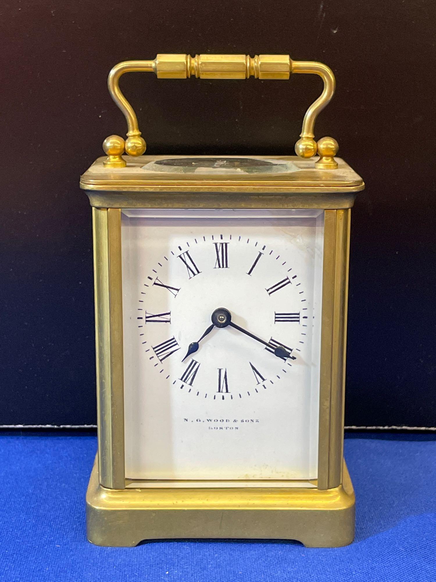 N.G. Wood & Sons Carriage Clock (1 of 4)