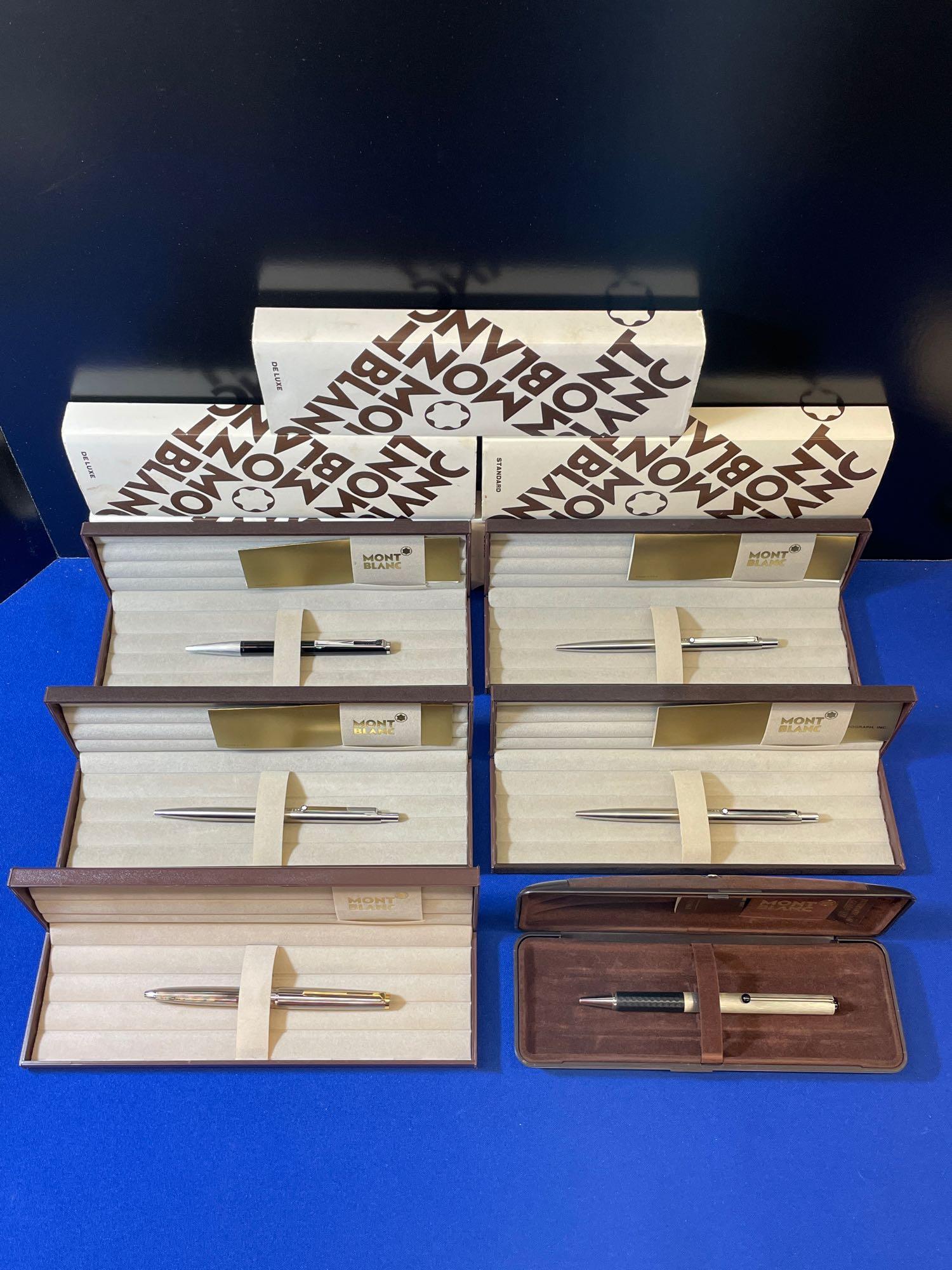 Six Assorted Mont Blanc Pens (1 of 7)