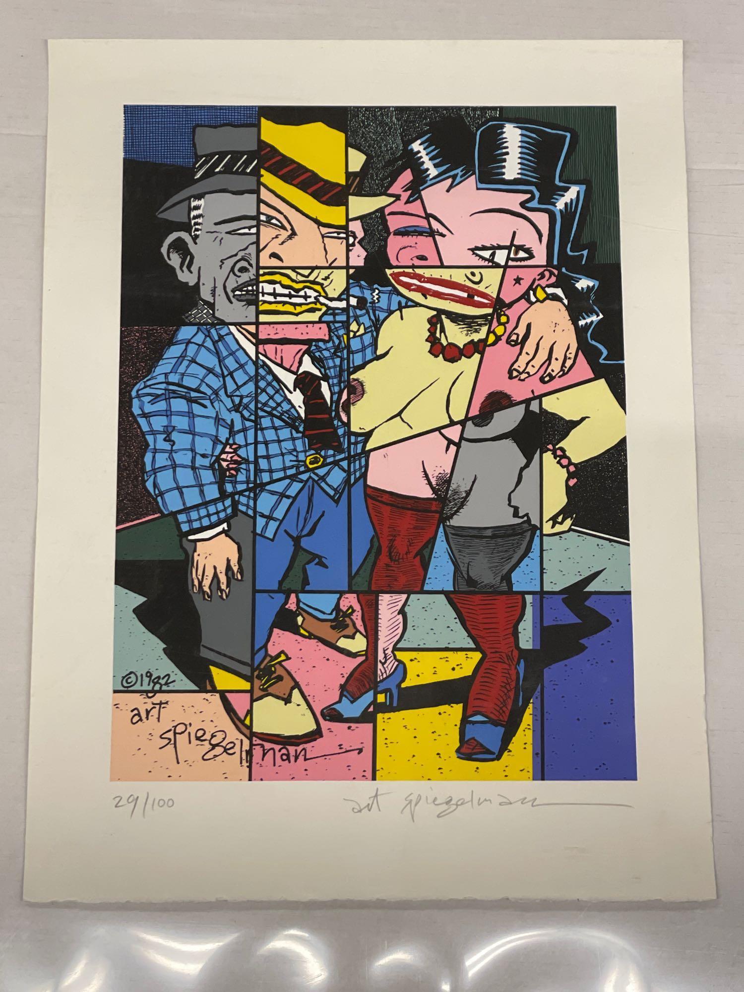 Art Spiegelman Pencil-signed Silkscreen. (1 of 4)