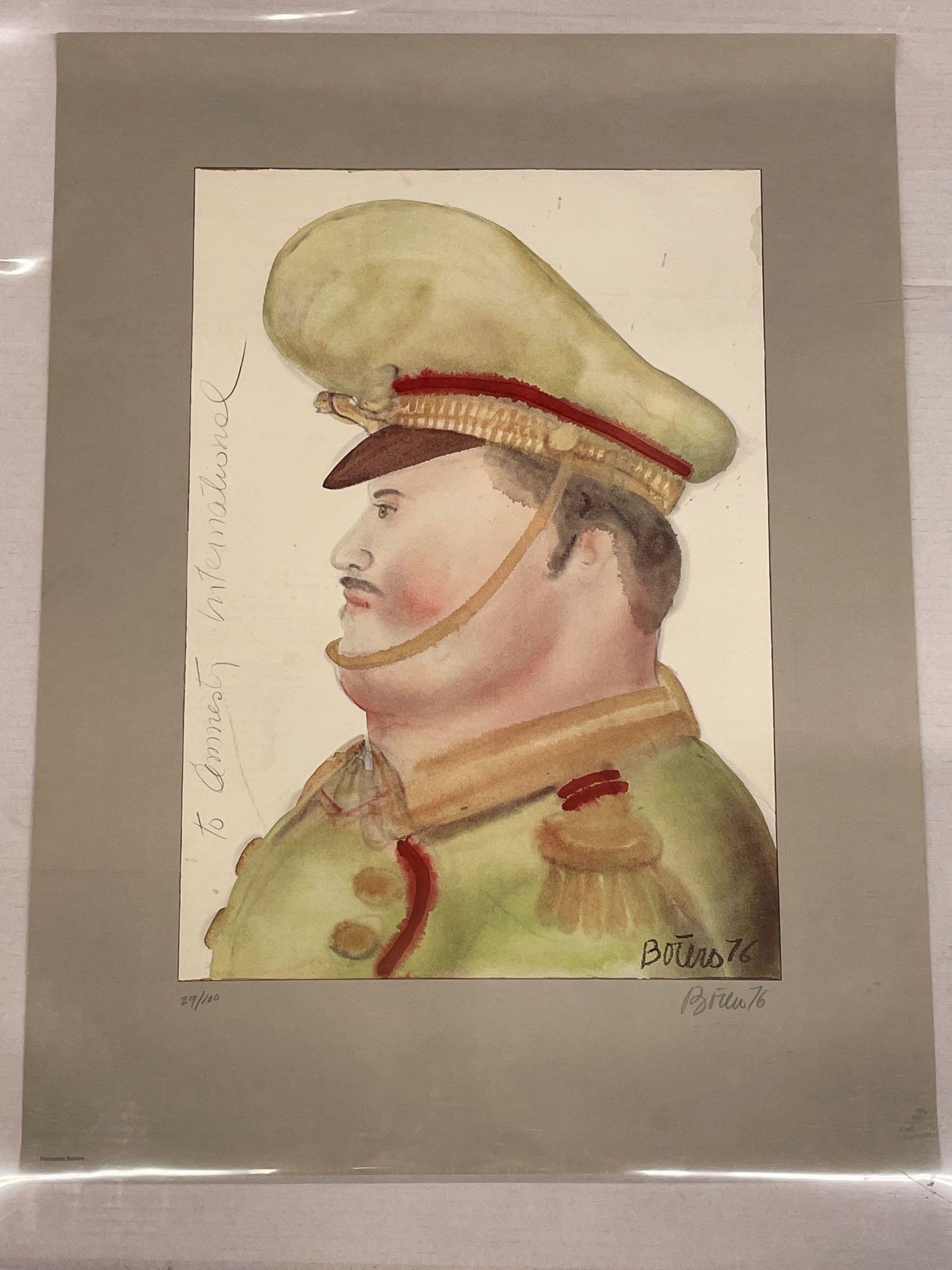 Fernando Botero Pencil-signed Lithograph (1 of 6)