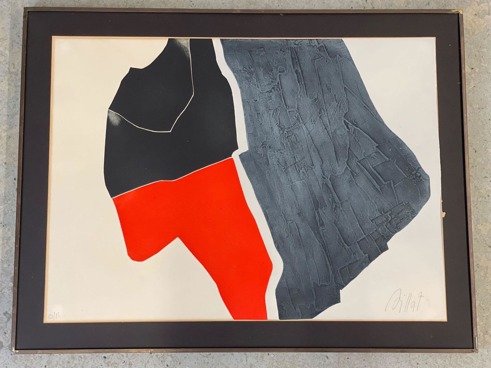 Gilou Brillant. Abstract Aquatint Etching (1 of 4)