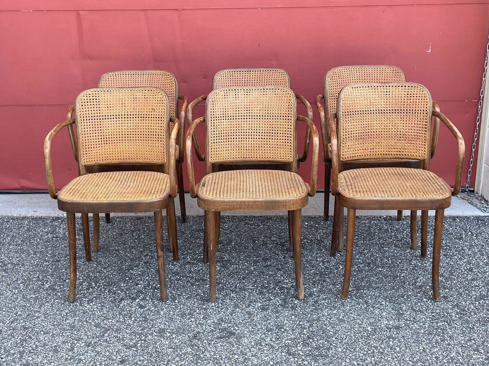 Six Bentwood Dining Chairs after Josef Hoffman (1 of 6)