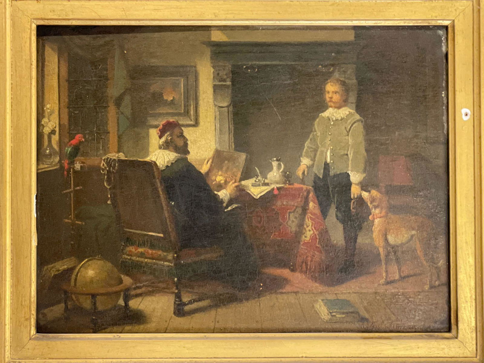 Reinhard S. Zimmermann. Oil/Panel, Genre Scene (1 of 8)