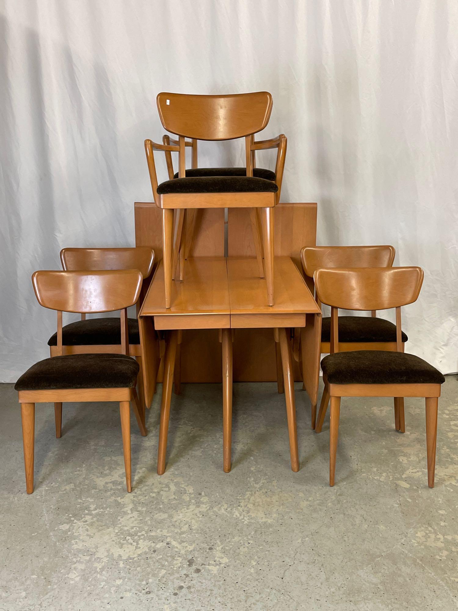 Heywood Wakefield Maple Dining Room Suite (1 of 8)