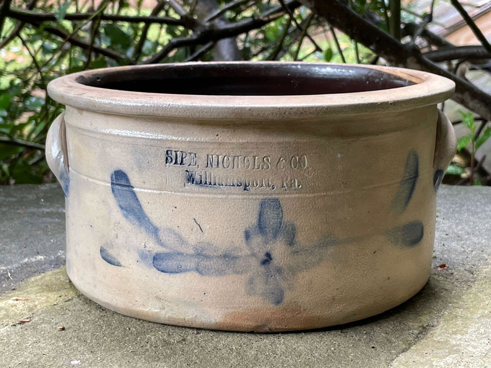 Sipe, Nichols, & Co. Stoneware Butter Crock (1 of 5)