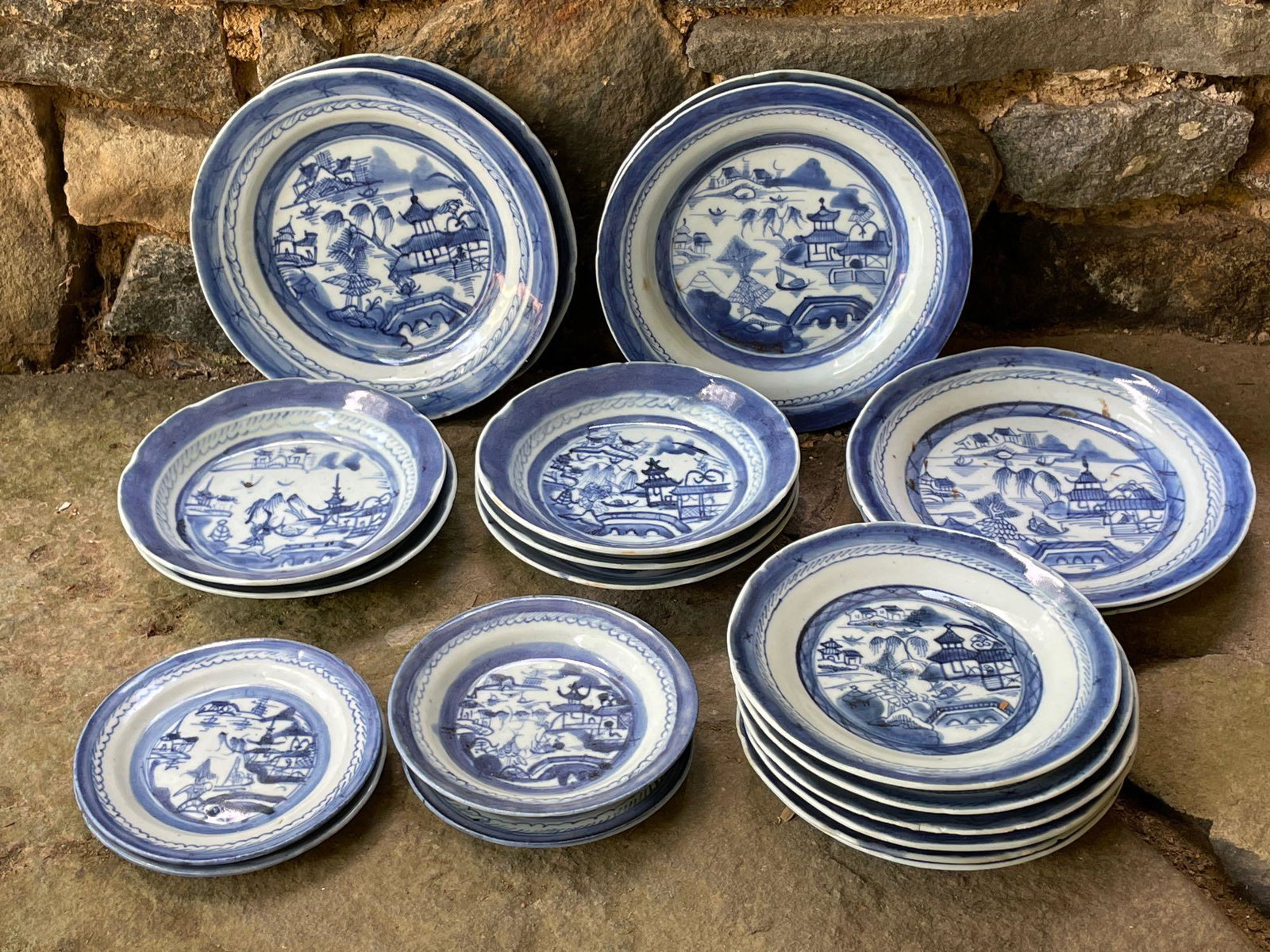 21pc Chinese Export Canton Porcelain (1 of 6)