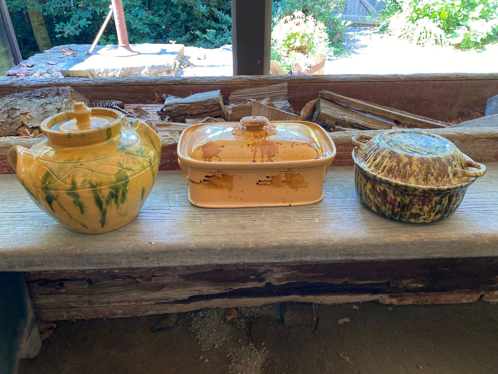 Three Pottery Covered Containers (1 of 11)