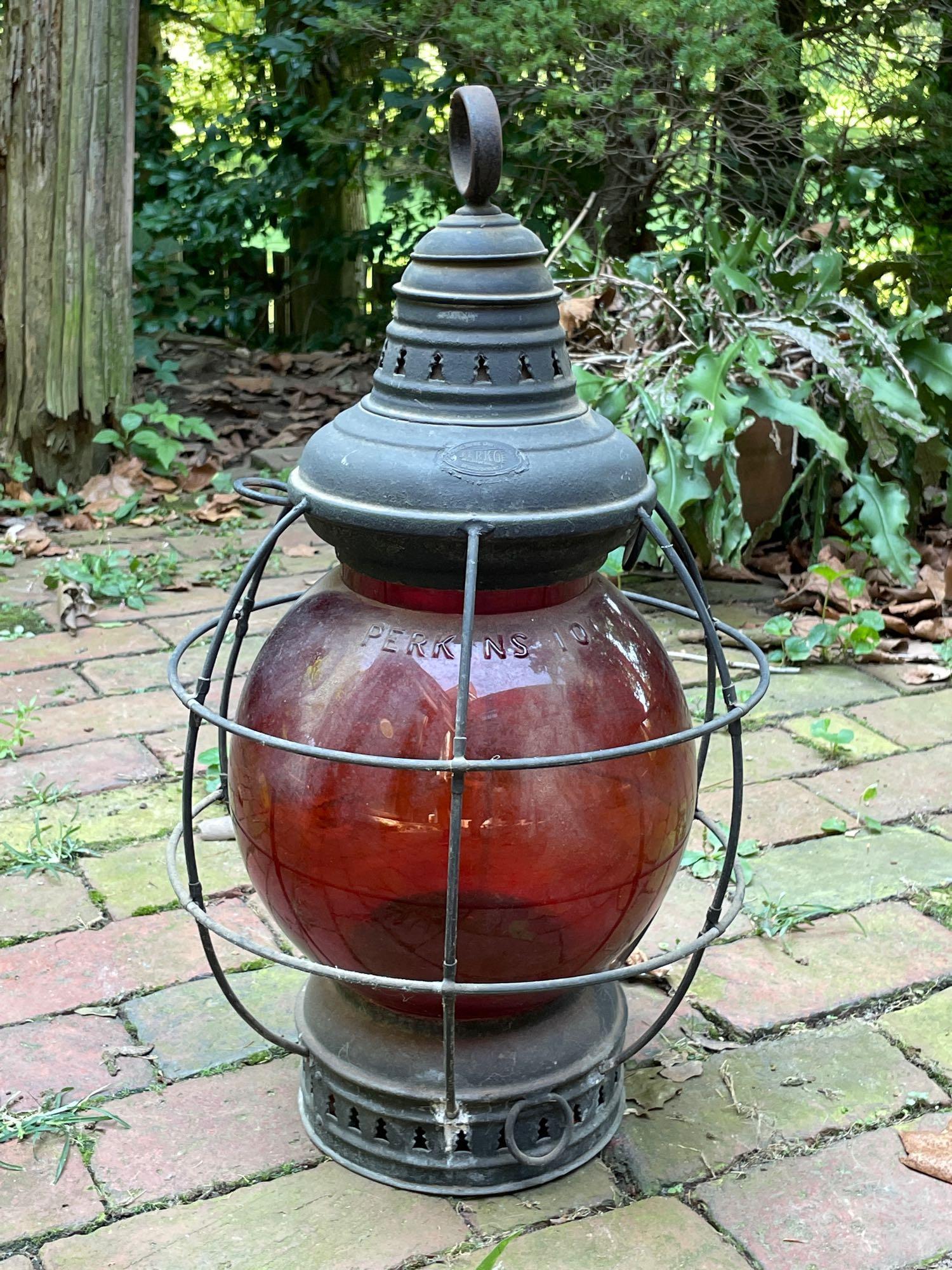 Perko Onion Lantern with Red Globe (1 of 5)