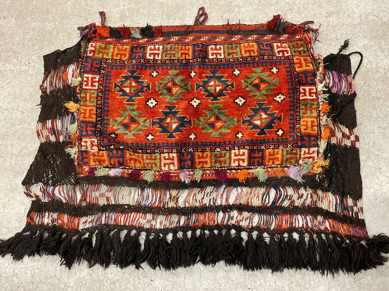 Afghan Carpet Bag, 38in x 48in (1 of 6)