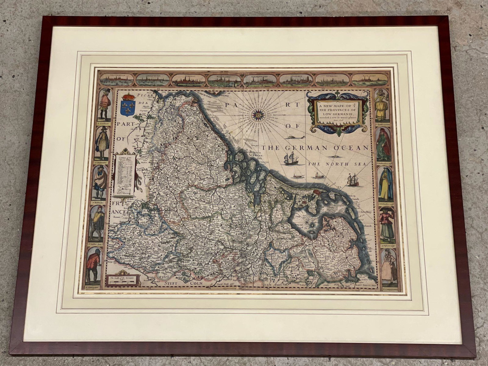 After John Speed. Map of Germany (1 of 4)