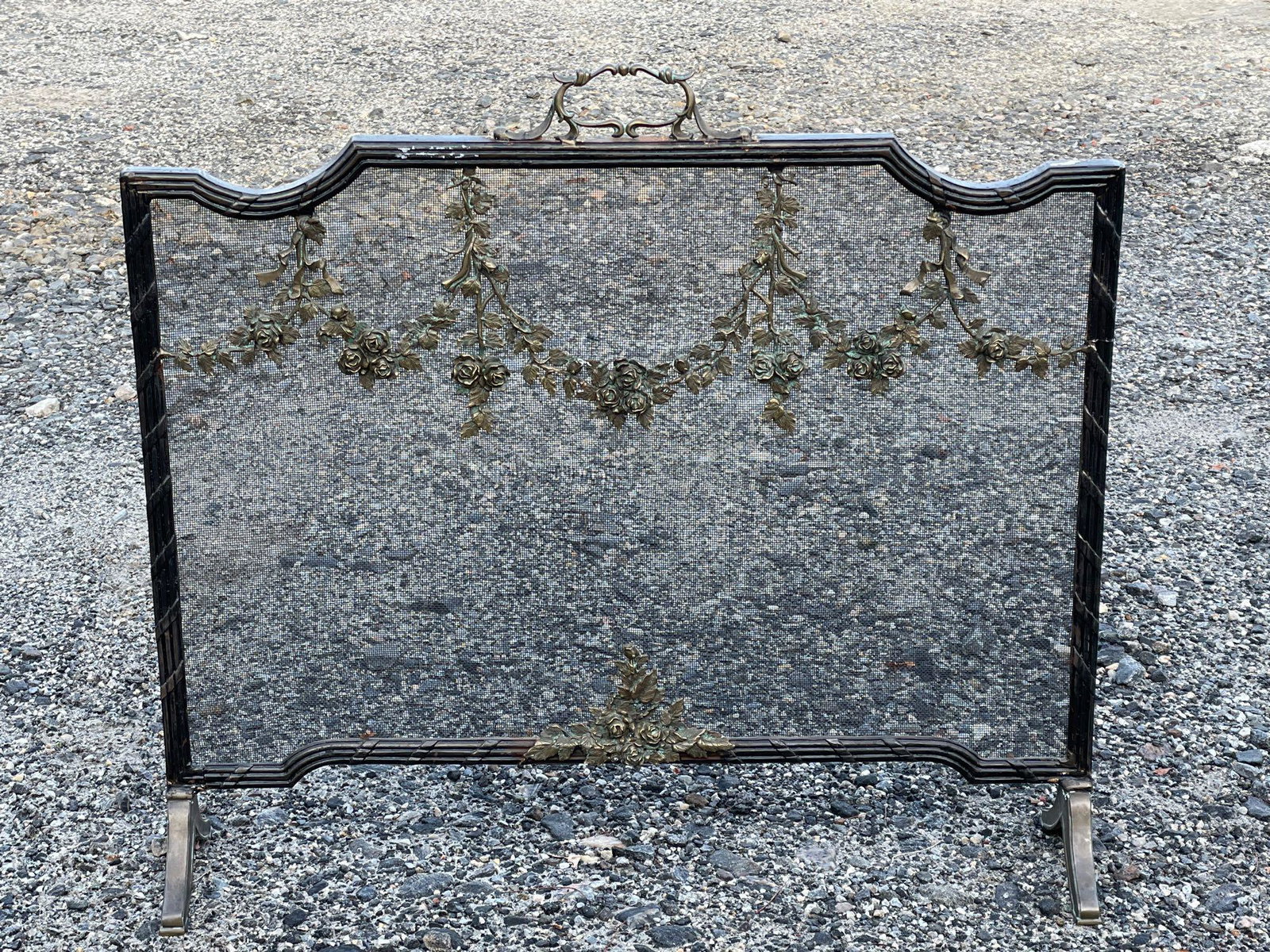 French Louis XV-style Fireplace Screen (1 of 2)