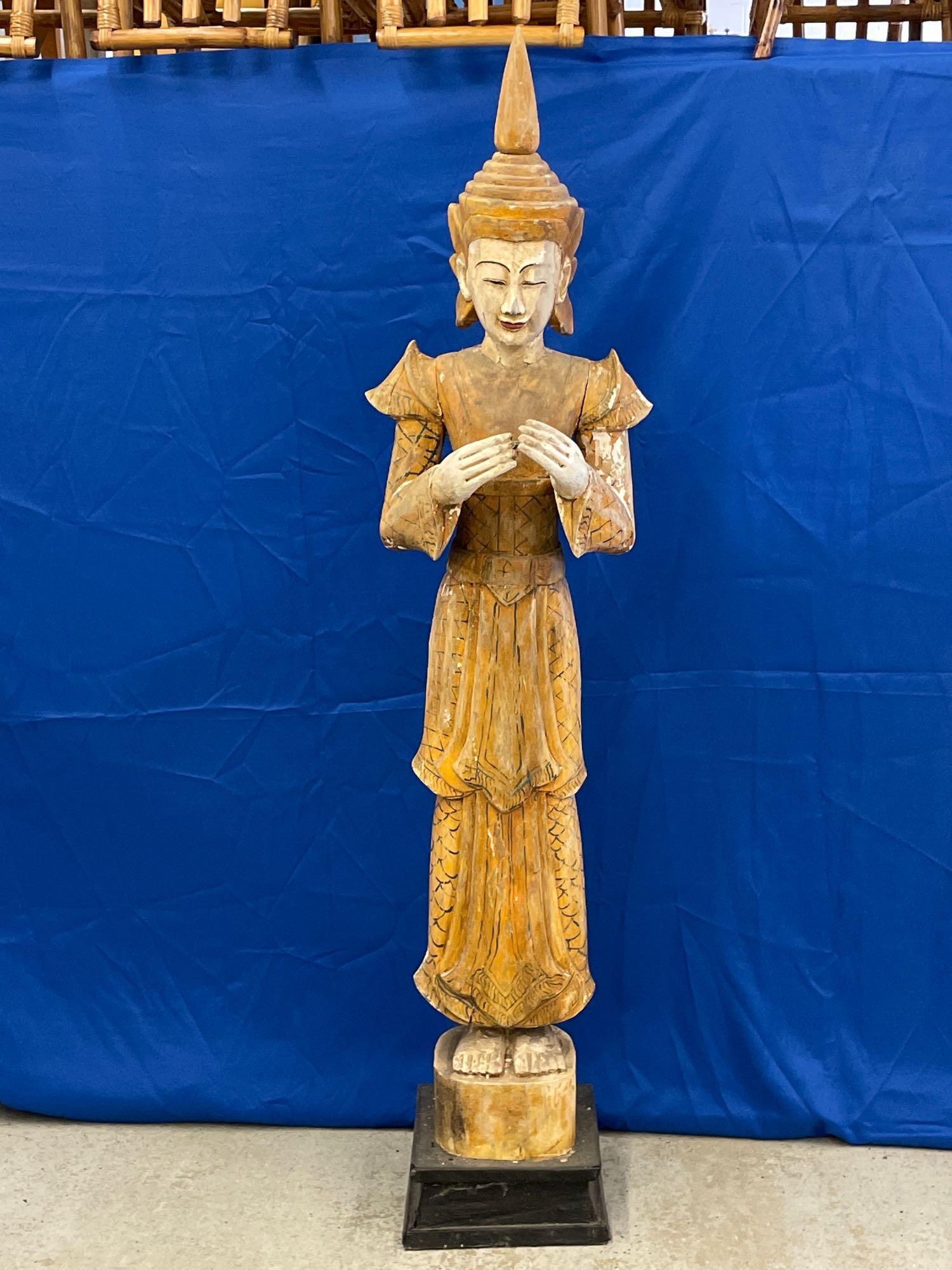 Large Southeast Asian Temple Figure (1 of 5)