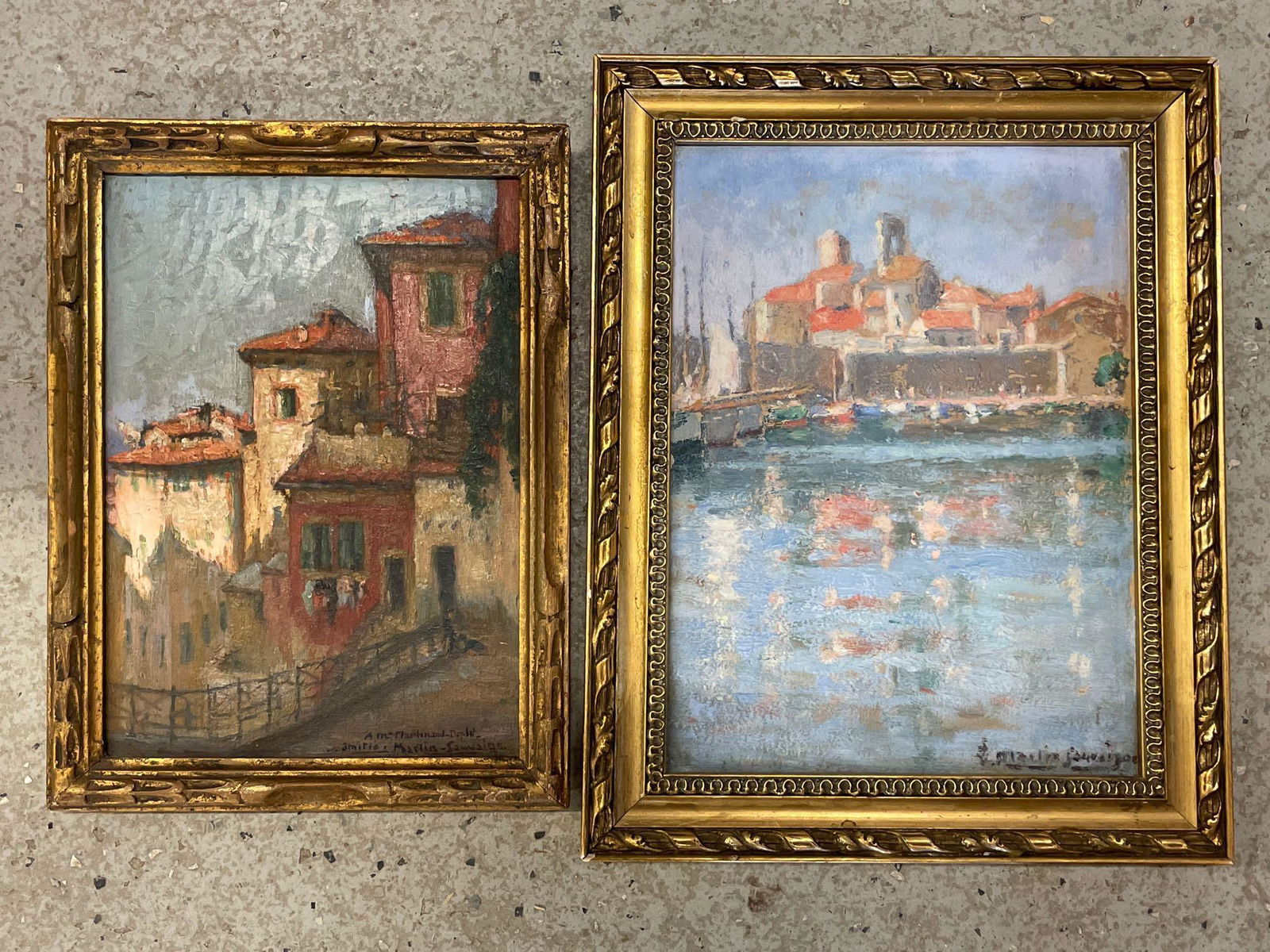 Two Charles Martin Sauvaigo Oils/Panel, Landscapes (1 of 6)