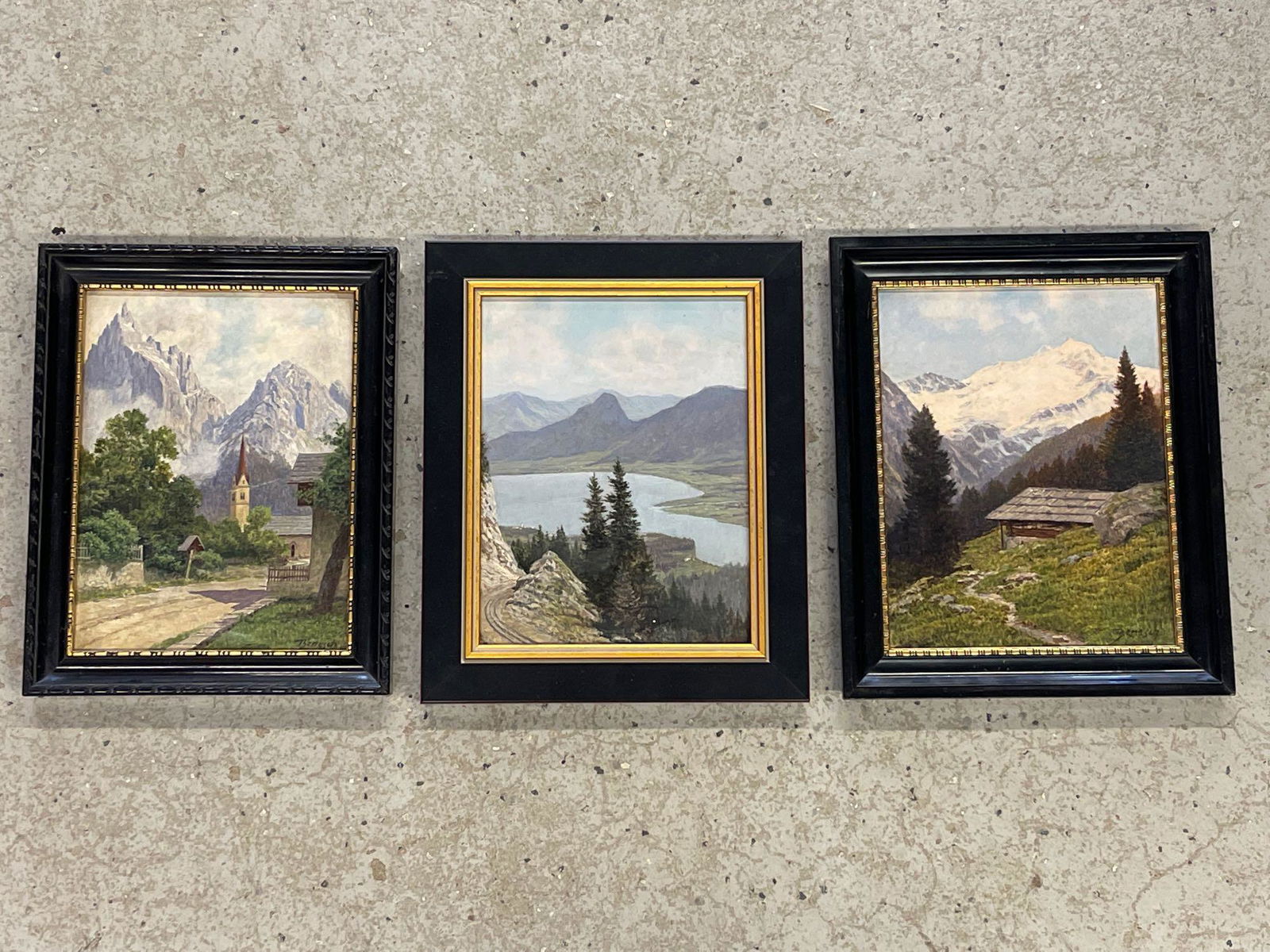 Josef Ferdinand Benesch. Three Landscapes (1 of 8)