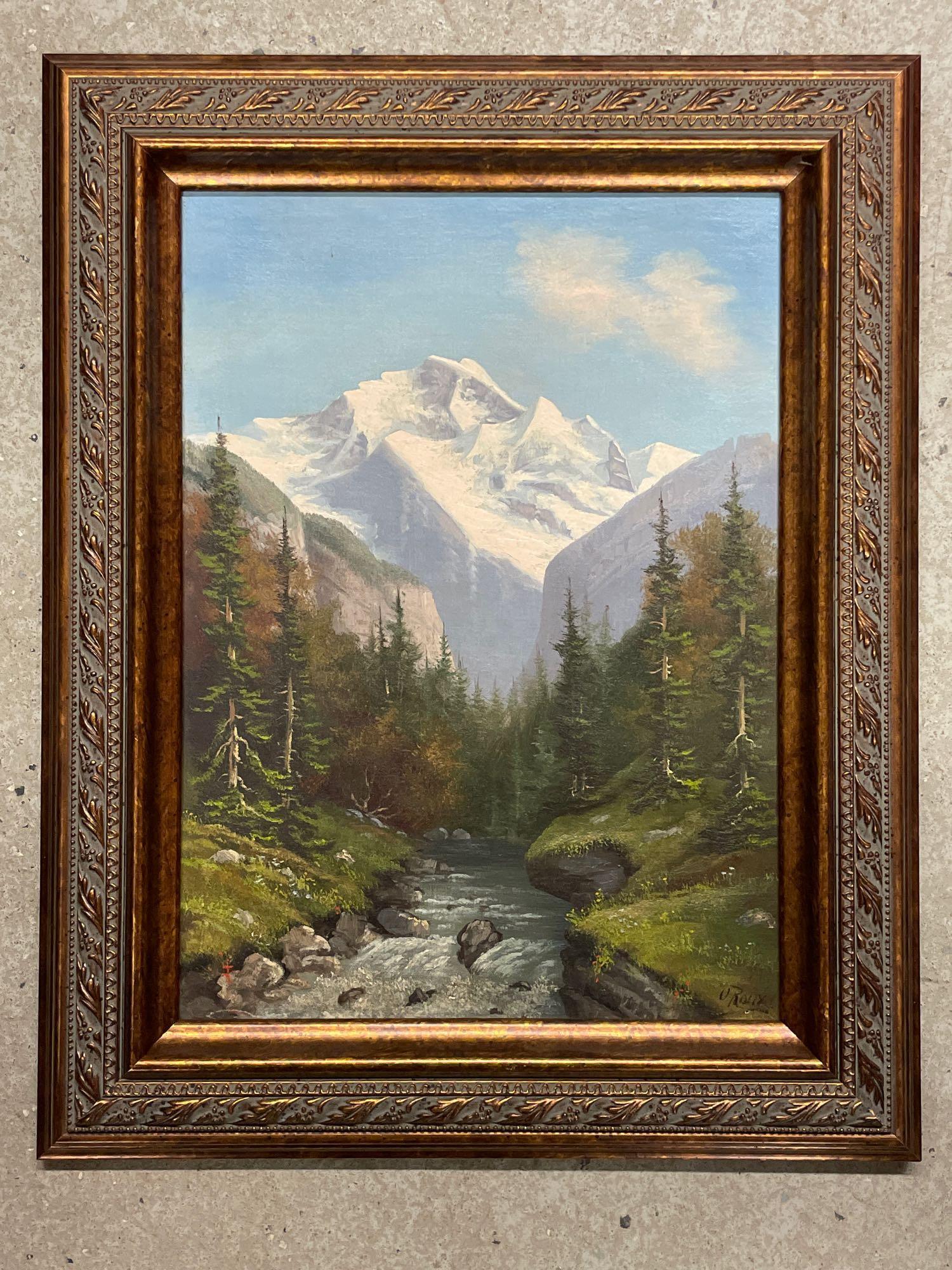 Oswald Roux. Oil/Canvas, Landscape (1 of 6)
