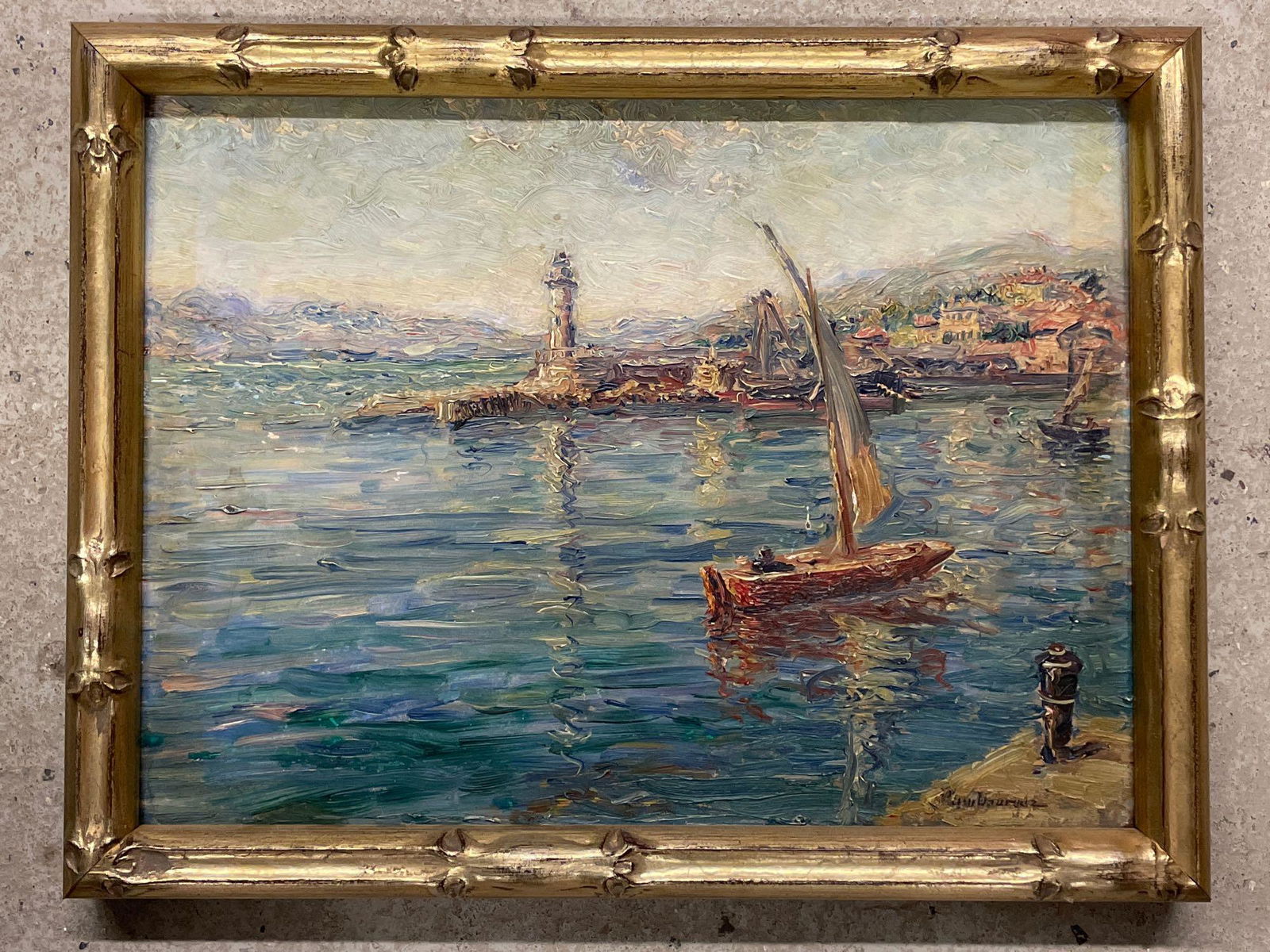 Edouard Jean Dambourgez. Oil/Panel, Landscape (1 of 4)