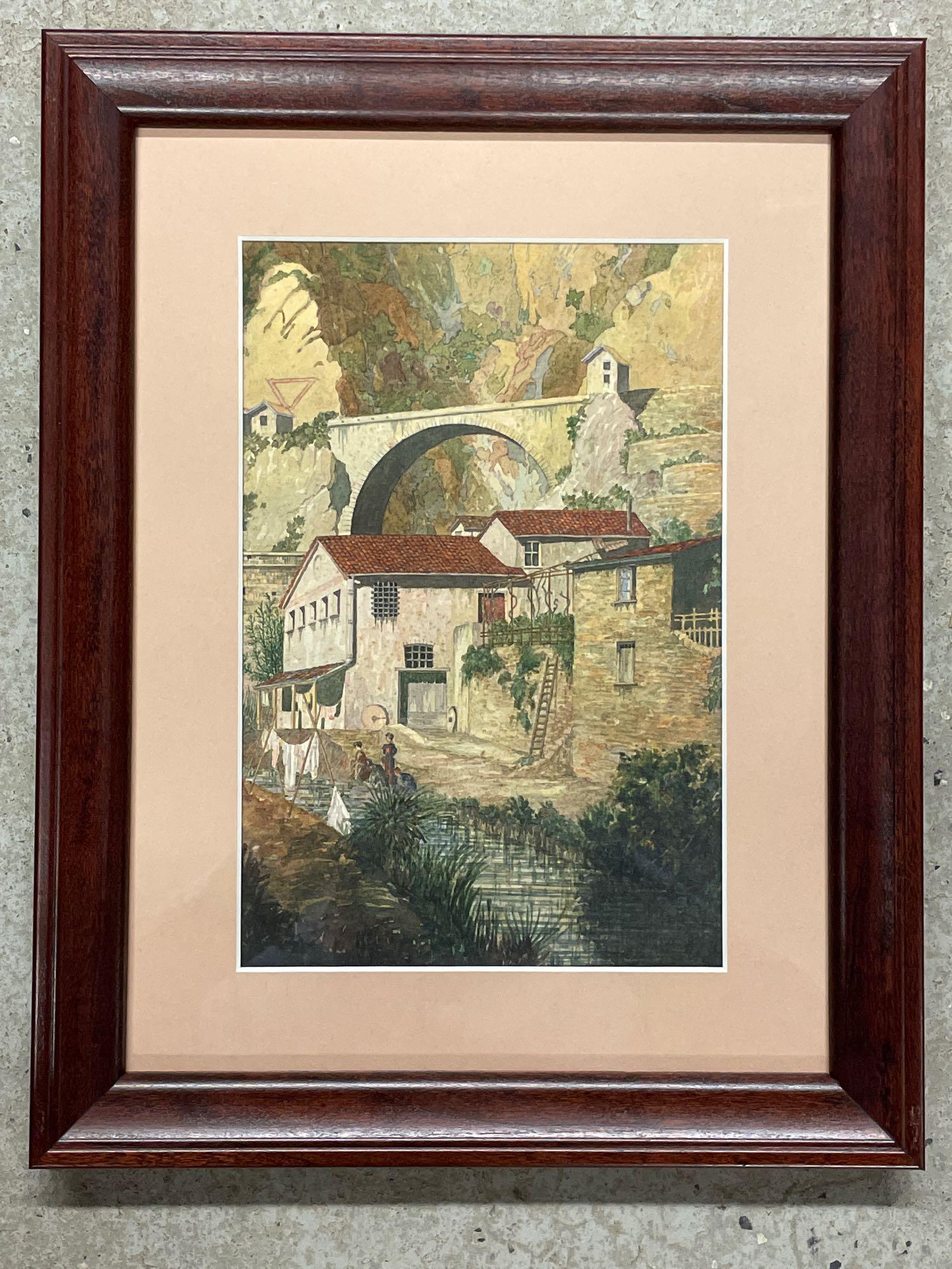 Herbert Gordon Warlow. Watercolor, Landscape (1 of 4)