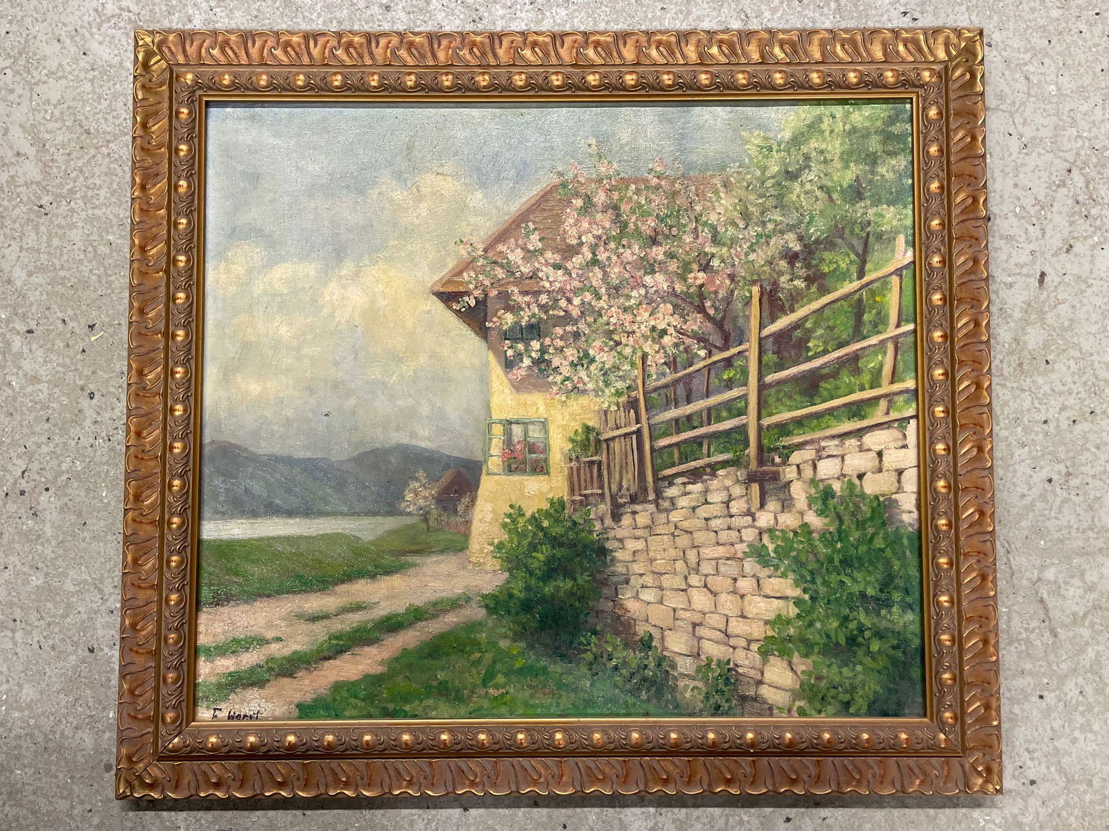 Franz Horst. Oil/Canvas, Landscape (1 of 5)