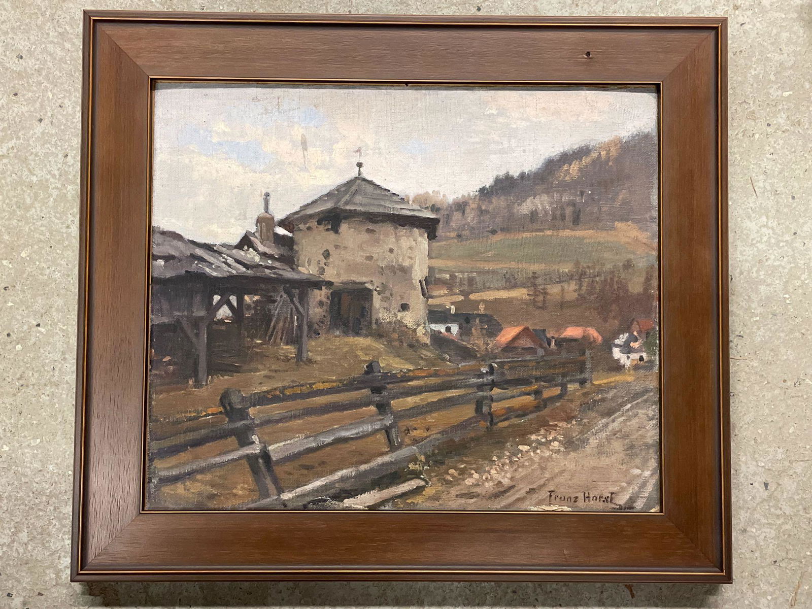 Franz Horst. Oil/Canvas, Landscape (1 of 5)