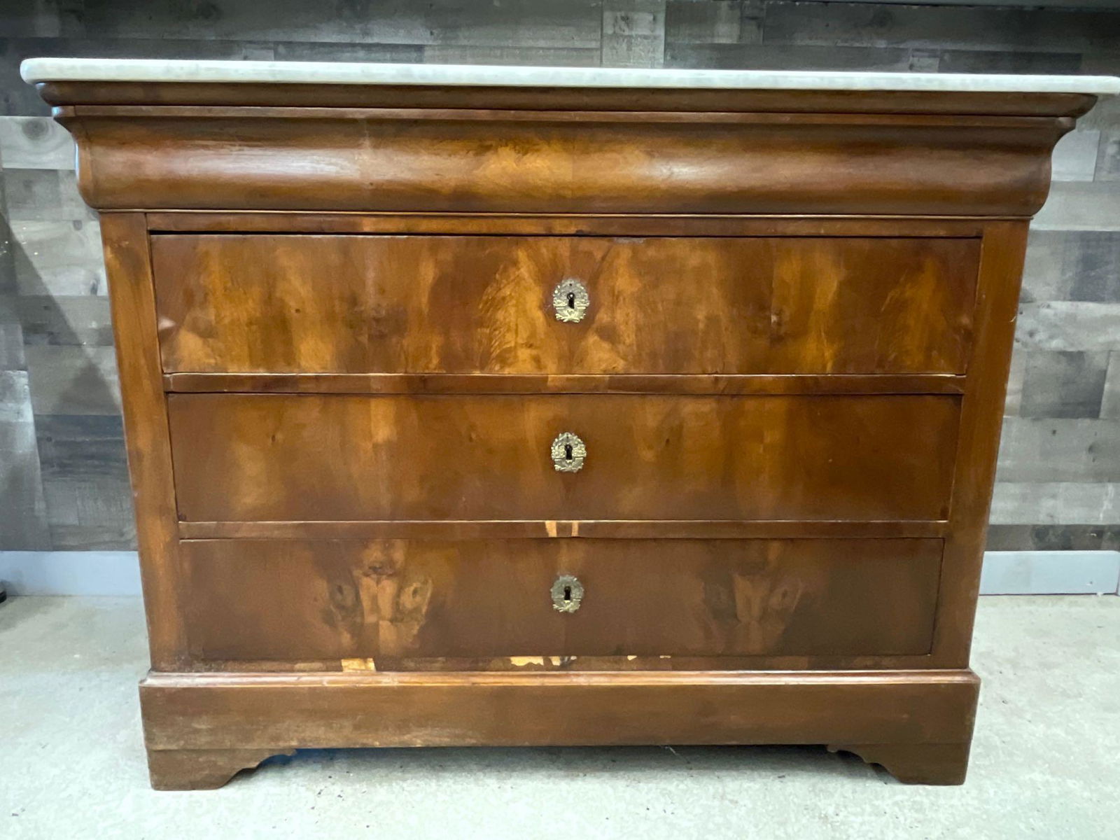 19th C. French Marble-Top Commode (1 of 6)