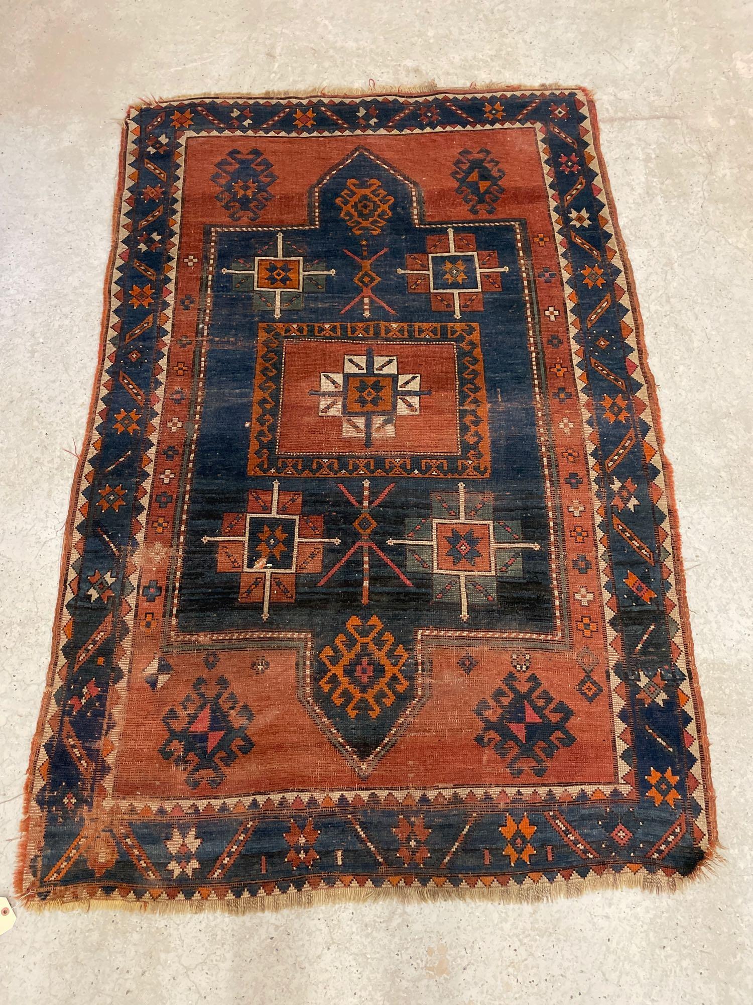 Caucasian Area Carpet, 6ft 5in x 4ft 3in (1 of 6)