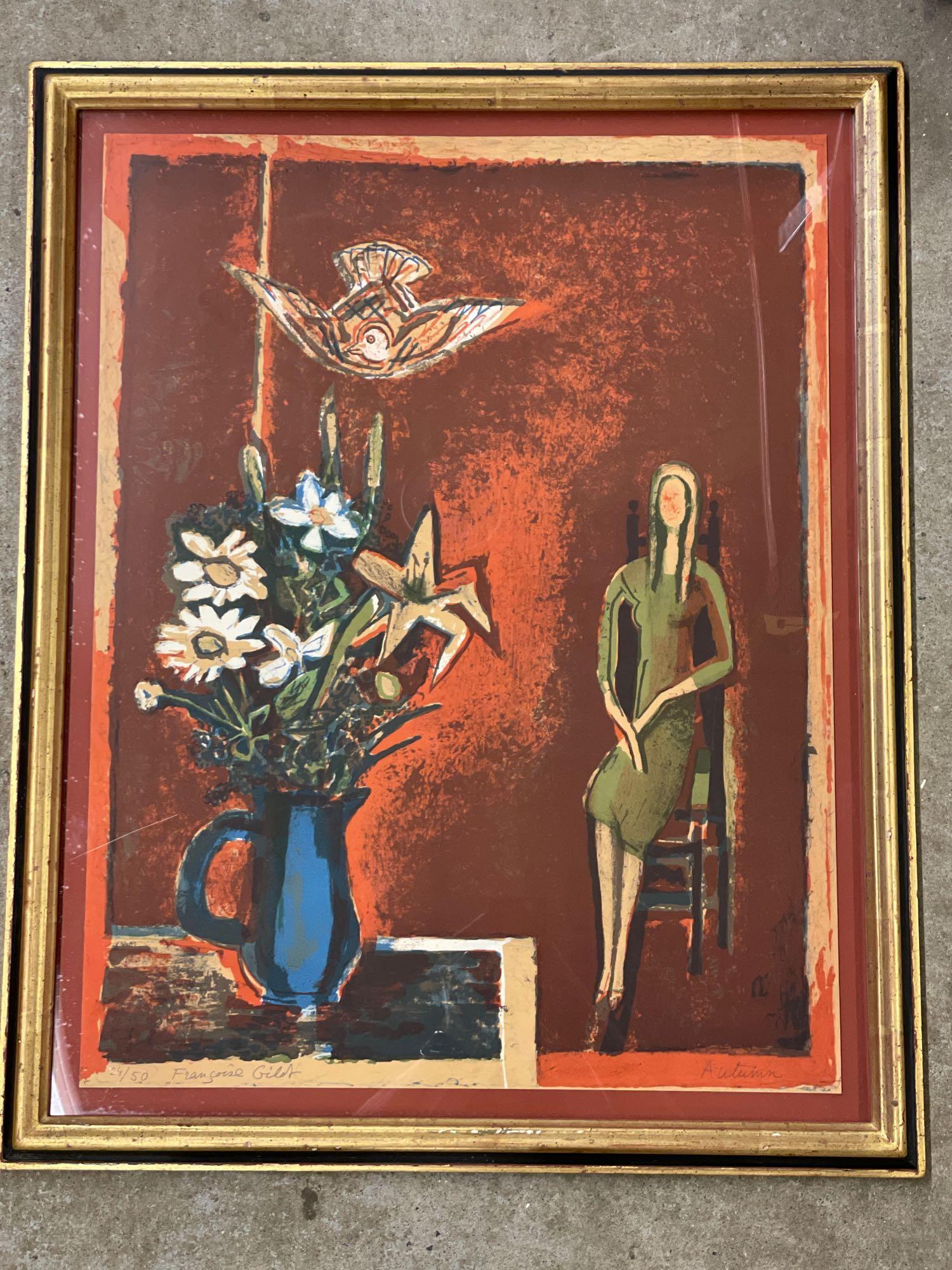Francoise Gilot. Signed Lithograph, Autumn (1 of 5)