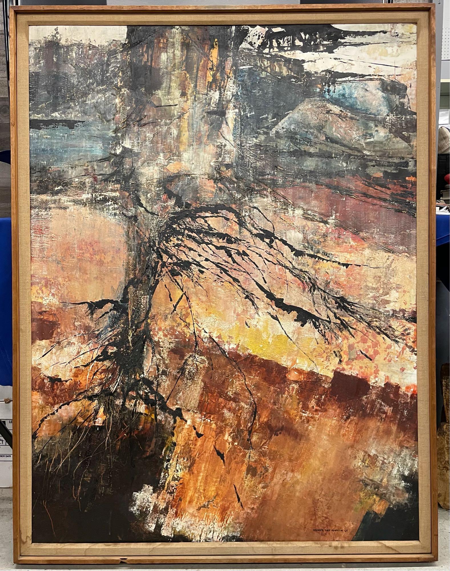 Homer Roy Martin. Acrylic/Panel, Abstract (1 of 6)