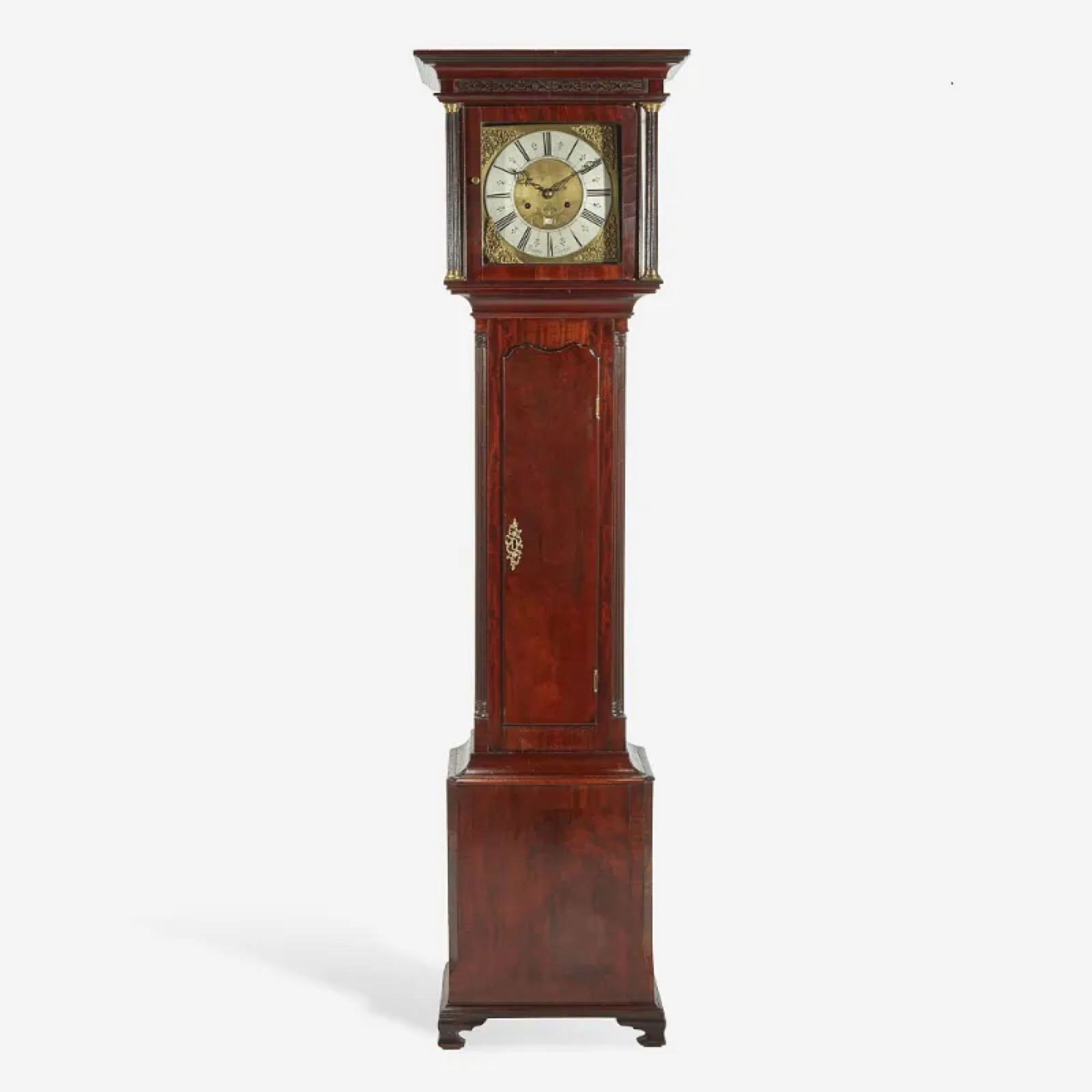 George I Mahogany Tall Case Clock (1 of 5)